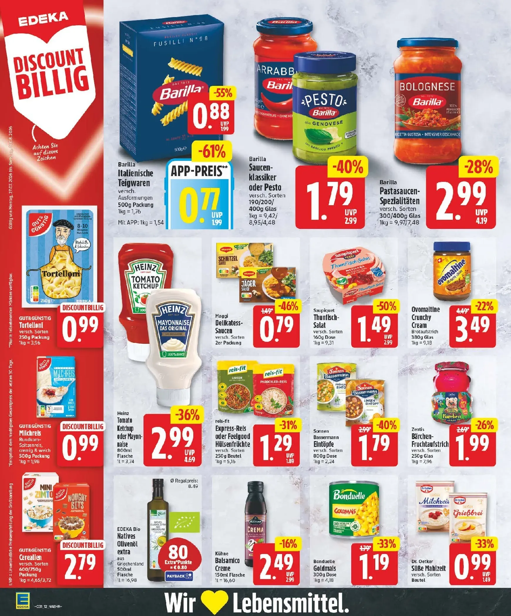 Edeka Prospekt – von Montag 27.07.2026 bis Samstag 01.08.2026 von 27. Juli bis 1. August 2026 - Prospekt seite 12