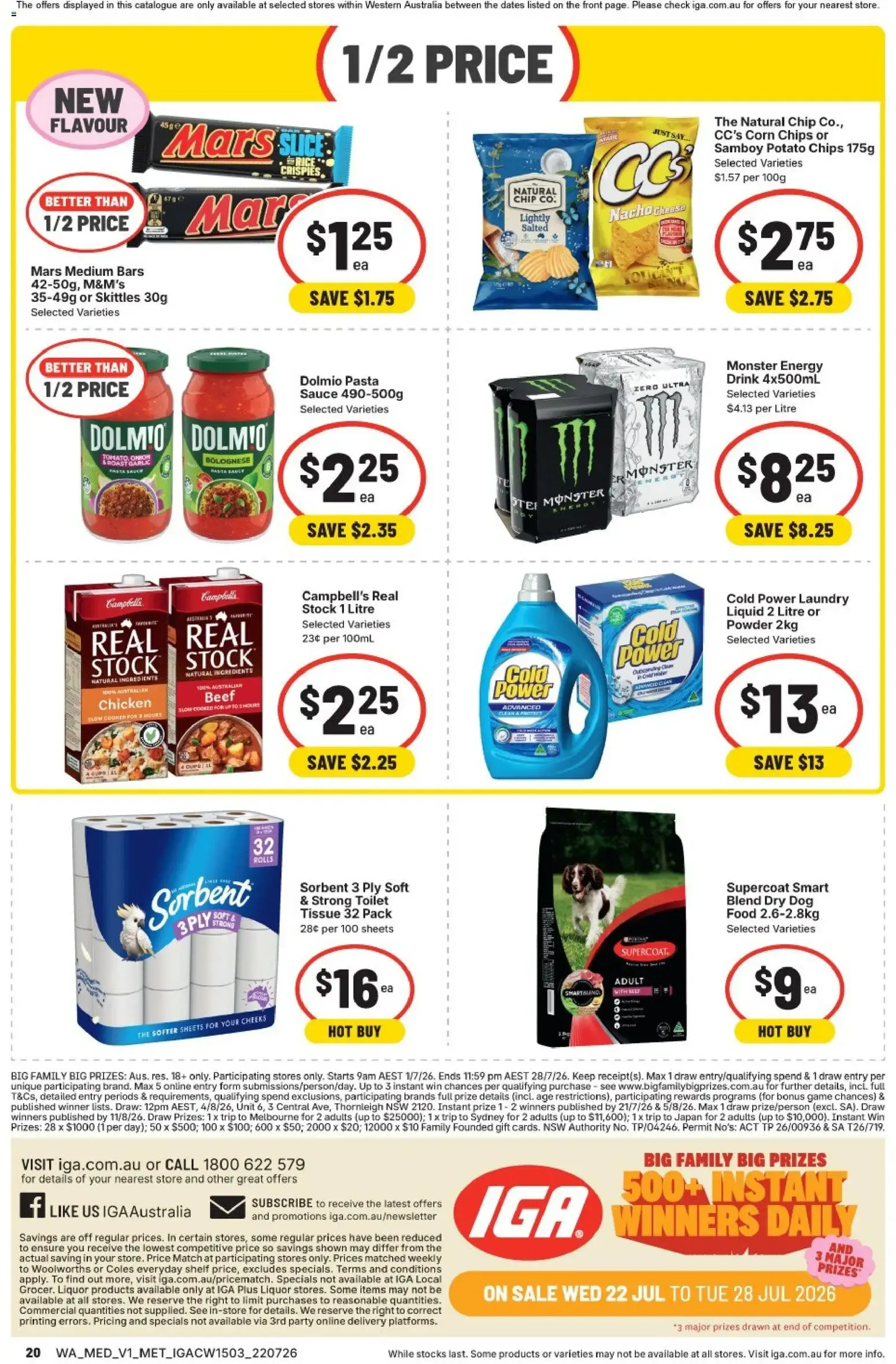 IGA: Big Family Big Prizes - Catalogue valid from 22 July to 28 July 2026 - page 17