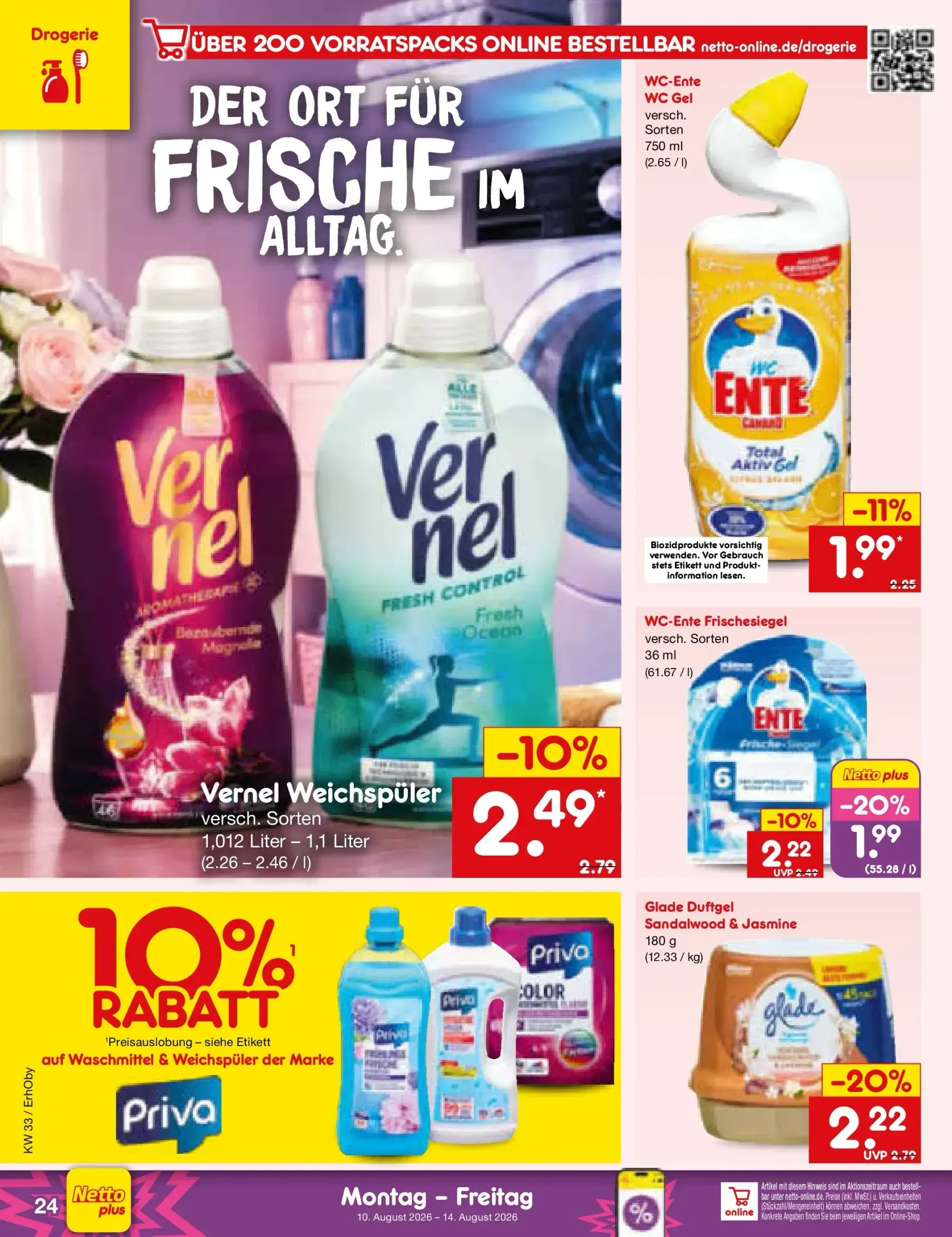 Netto Marken Discount Prospekt nächste Woche – von Montag 10.08.2026 bis Freitag 14.08.2026 von 10. August bis 14. August 2026 - Prospekt seite 35