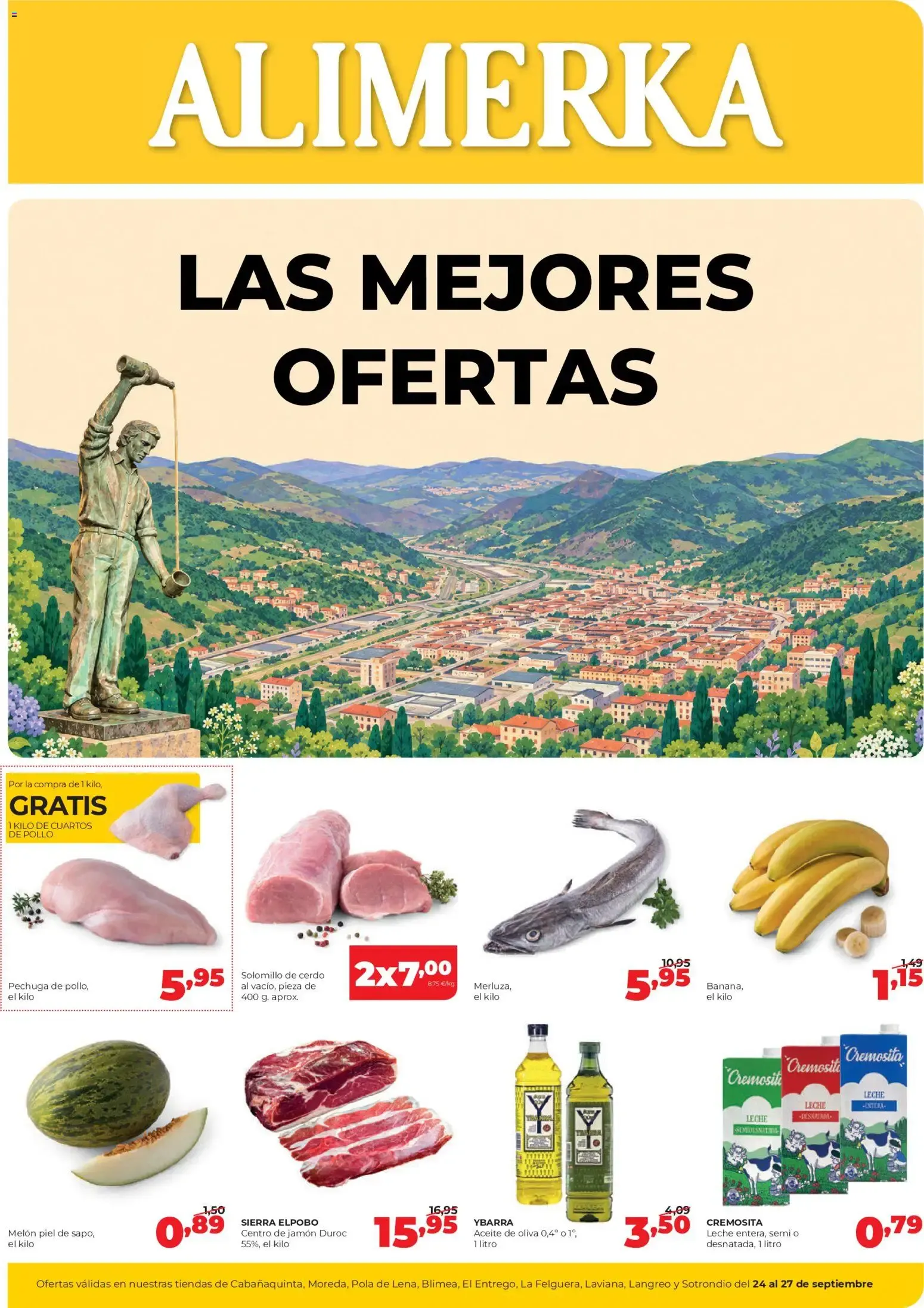 Catálogo de Alimerka Ofertas especiales del 24/09/2026 | Catálogo 24 de septiembre al 27 de septiembre 2026 - Página 1