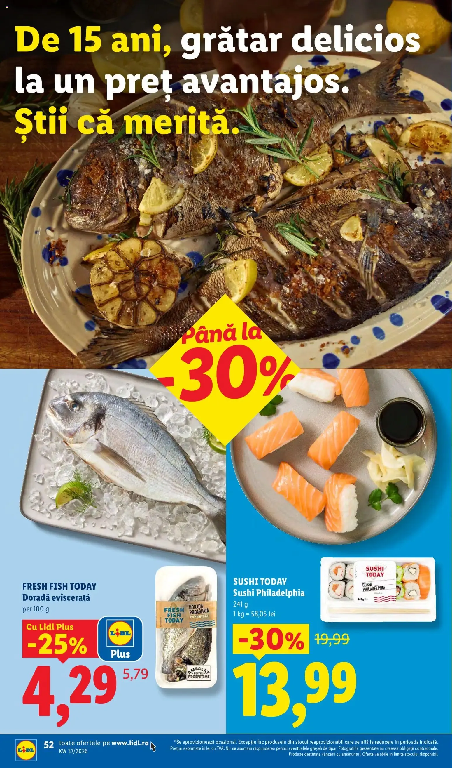 Catalog Catalog LIDL 07.09.2026 - Oferta și Revista online de la 7 septembrie până la 13 septembrie 2026 - Revista Pagina 52