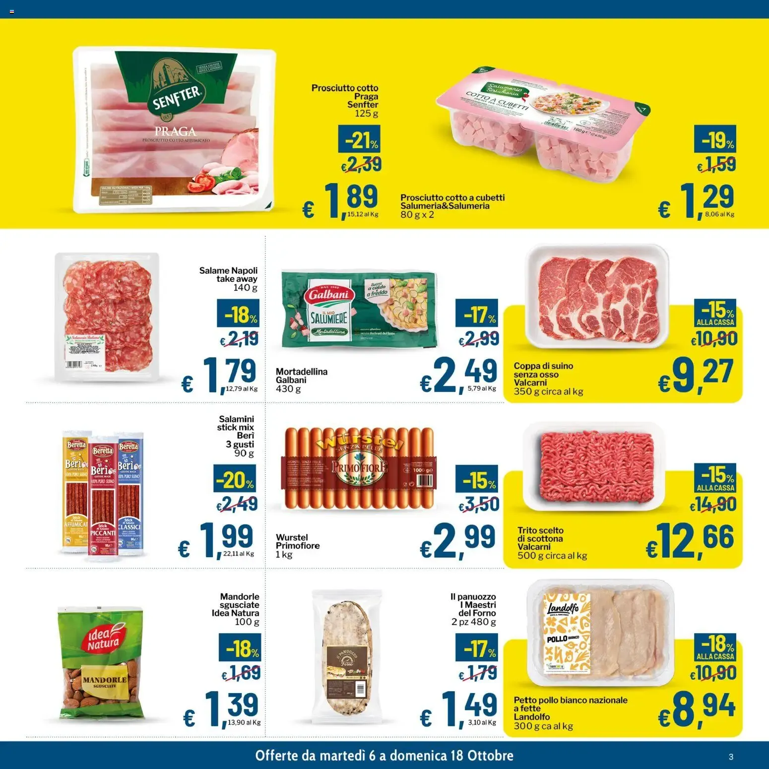 Qui Discount volantino dal 06/10/2026 - online Offerte da 6 ottobre a 18 ottobre di 2026 - Pagina del volantino 3