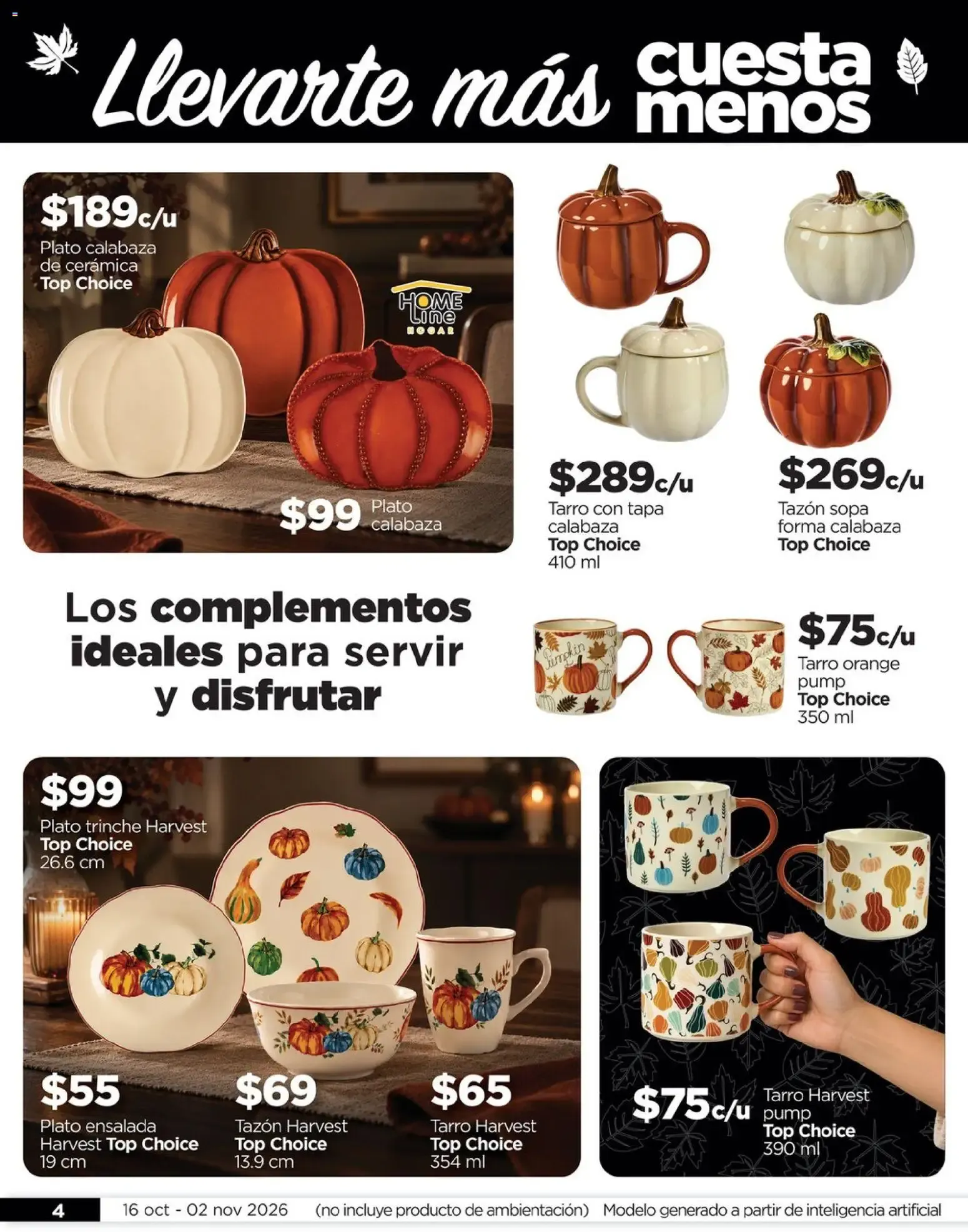 Catálogo de Chedraui folleto Llevarte más cuesta menos (16/10/2026 - 02/11/2026) - catálogo en línea 16 de octubre al 2 de noviembre 2026 - Pagina 4