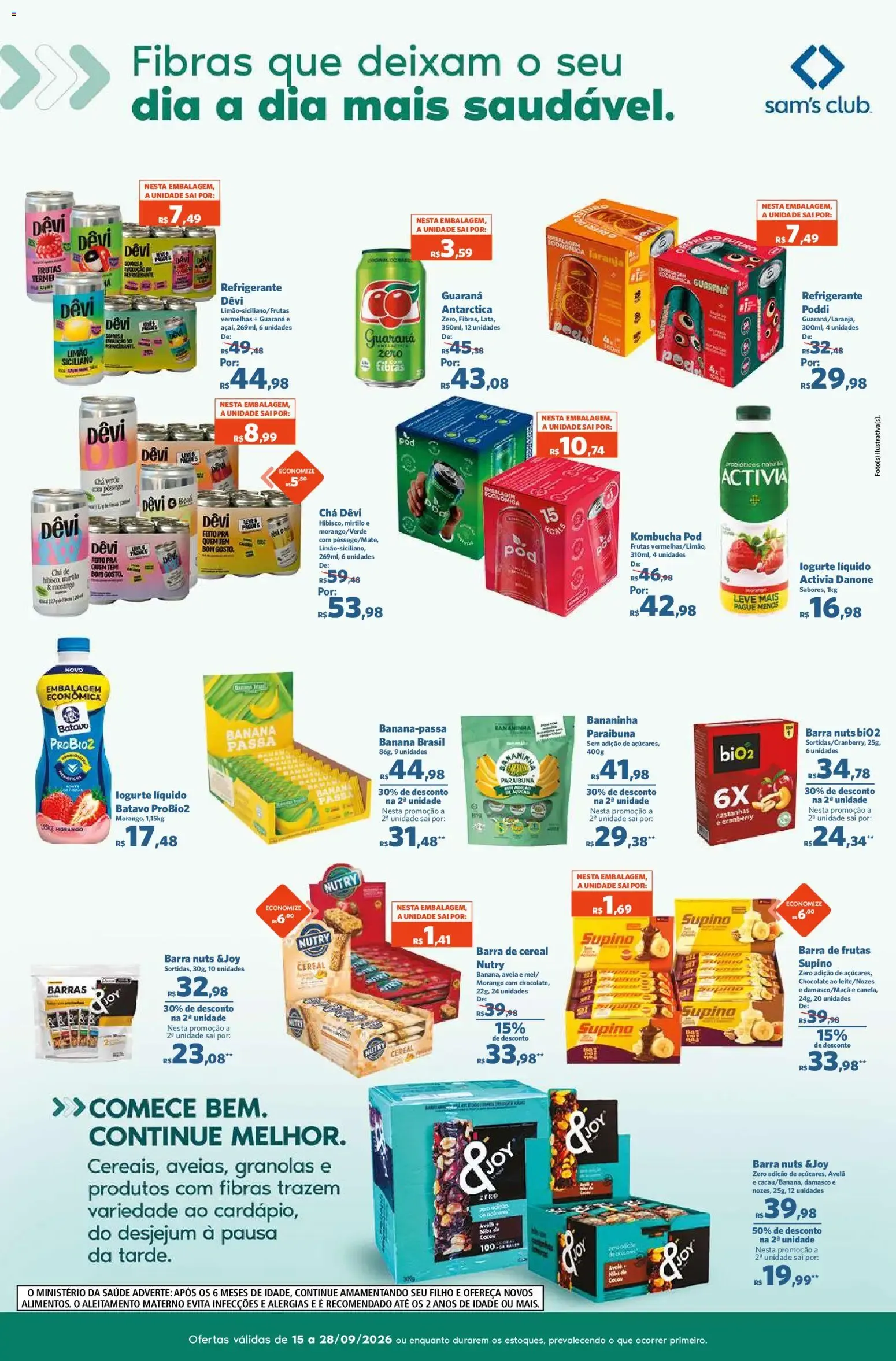 Encarte de Sam's Club Viva Bem 15 de setembro até 28 de setembro 2026 - Pagina 6