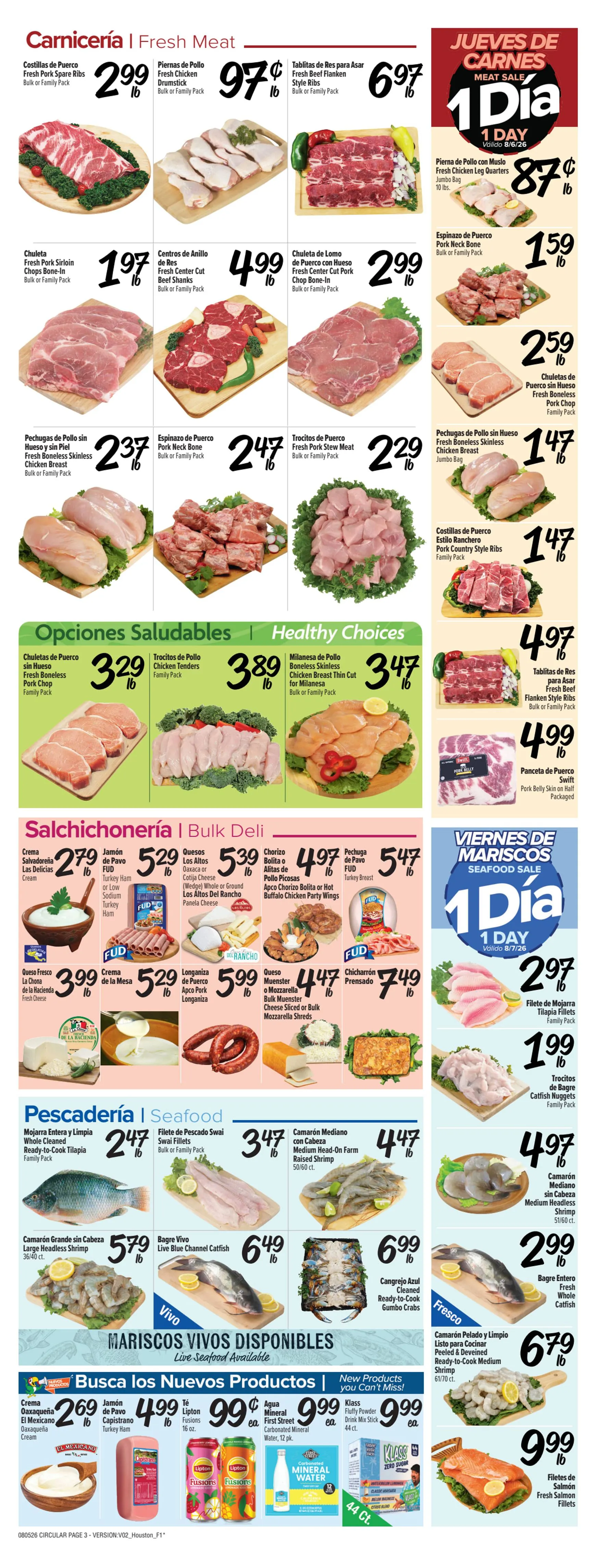 Weekly ad Current Fiesta Mart leaflet valid from Wednesday 08/05/2026 to Tuesday 08/11/2026 from August 5 to August 11 2026 - Page 3