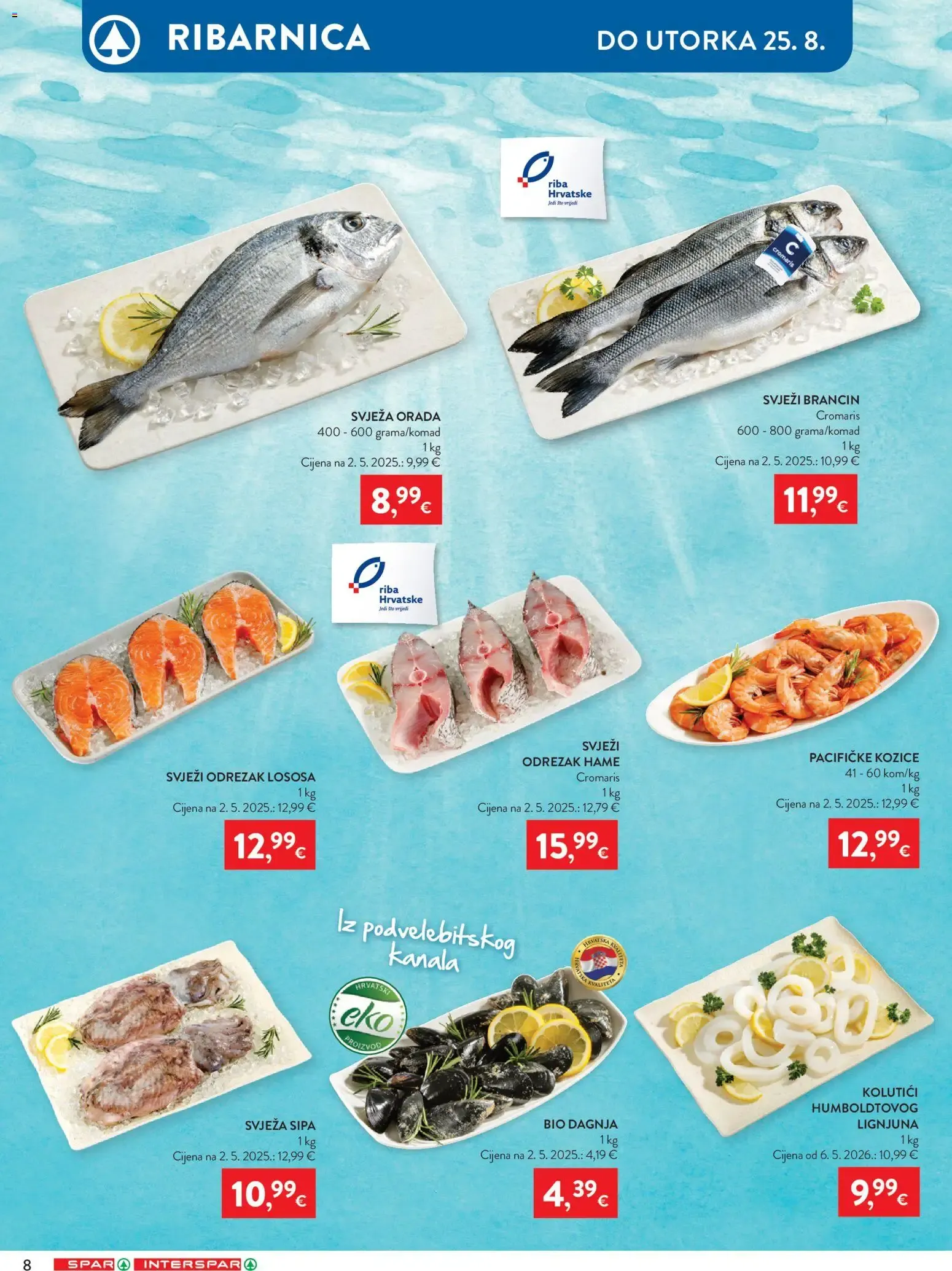 Katalog Interspar Katalog novi od 19.08.2026 na listanje > letak digitalni od 19. kolovoza do 25. kolovoza 2026. - Pregled Stranica 8