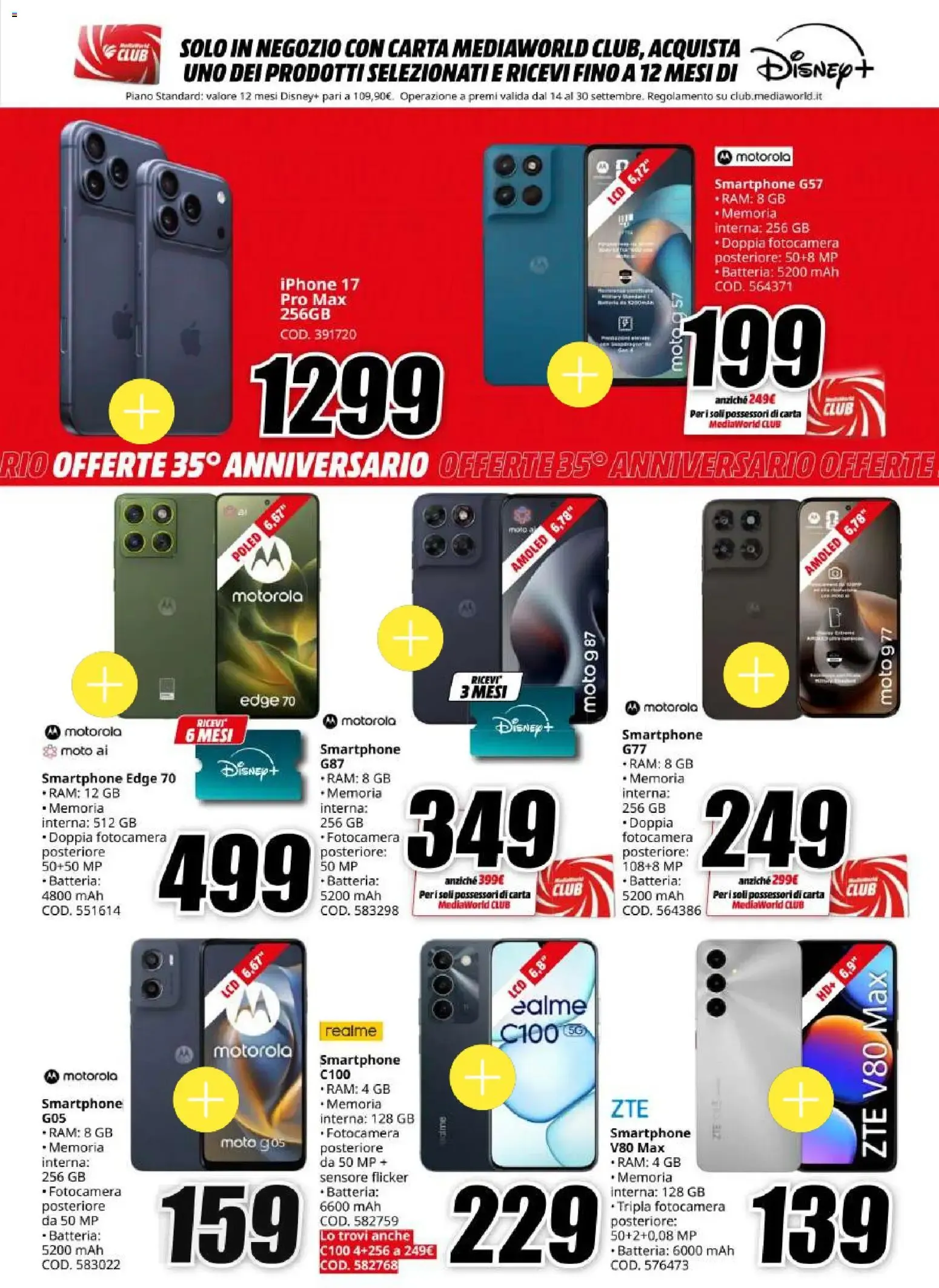 Media World: Che Spettacolo di Anniversario! 35 anni di offerte sul top della tecnologia da 14 settembre a 30 settembre di 2026 - Pagina del volantino 5