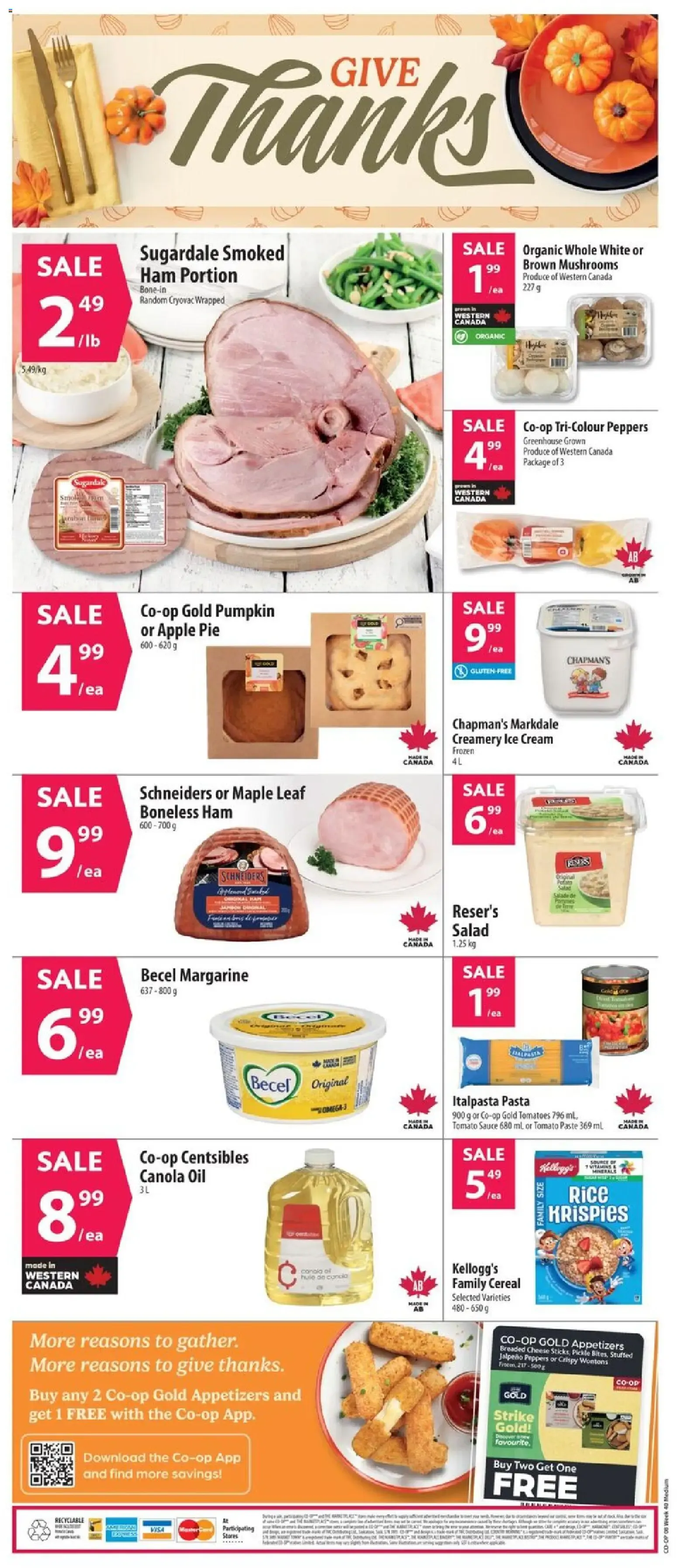 Co-op Give Thanks Flyer from October 1 to October 7 2026 - flyer page 2