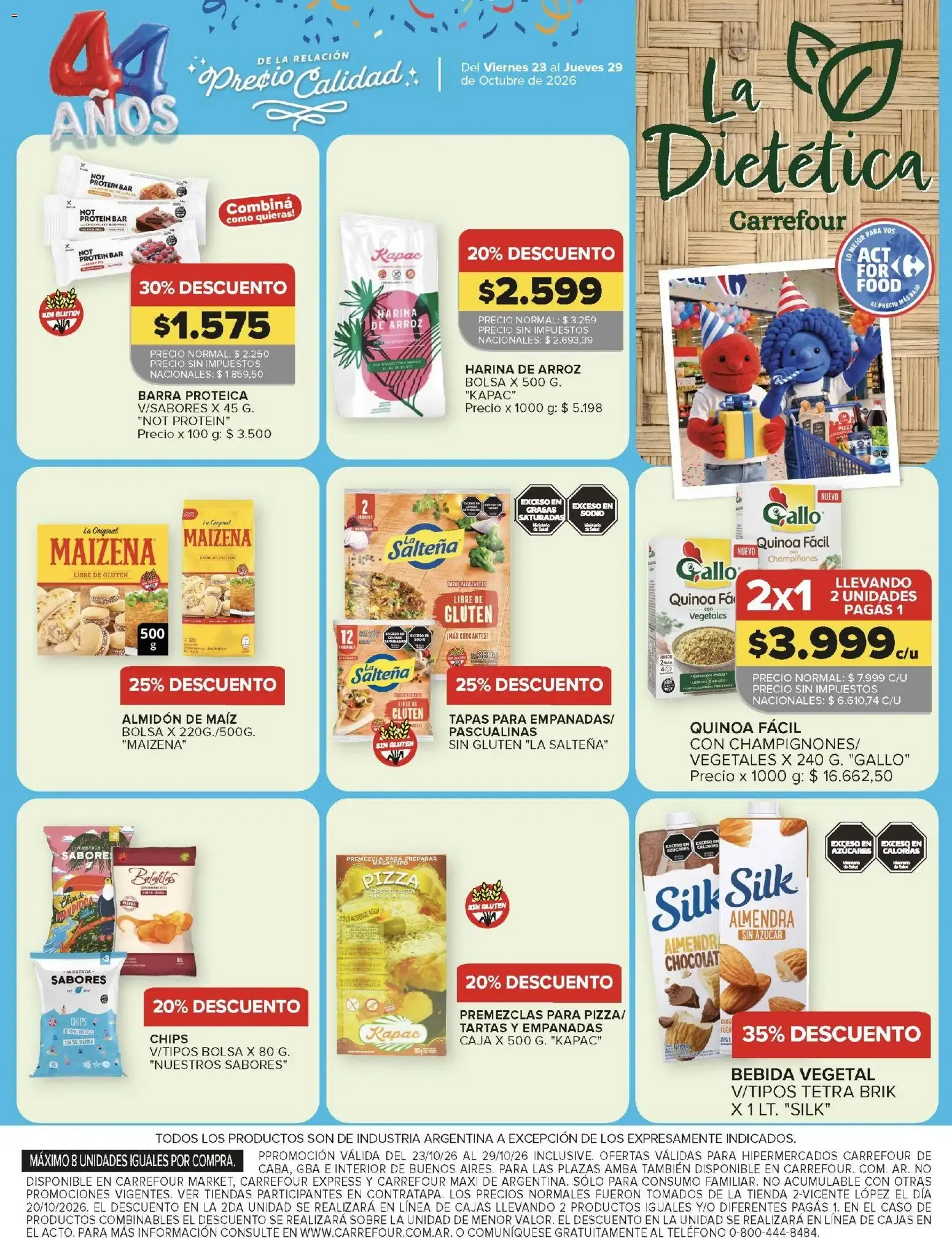 Ofertas de Carrefour: 4ta Semana de Festejos - 44 Años de Precio y Calidad 23 de octubre al 29 de octubre 2026 - Página 24 del catálogo