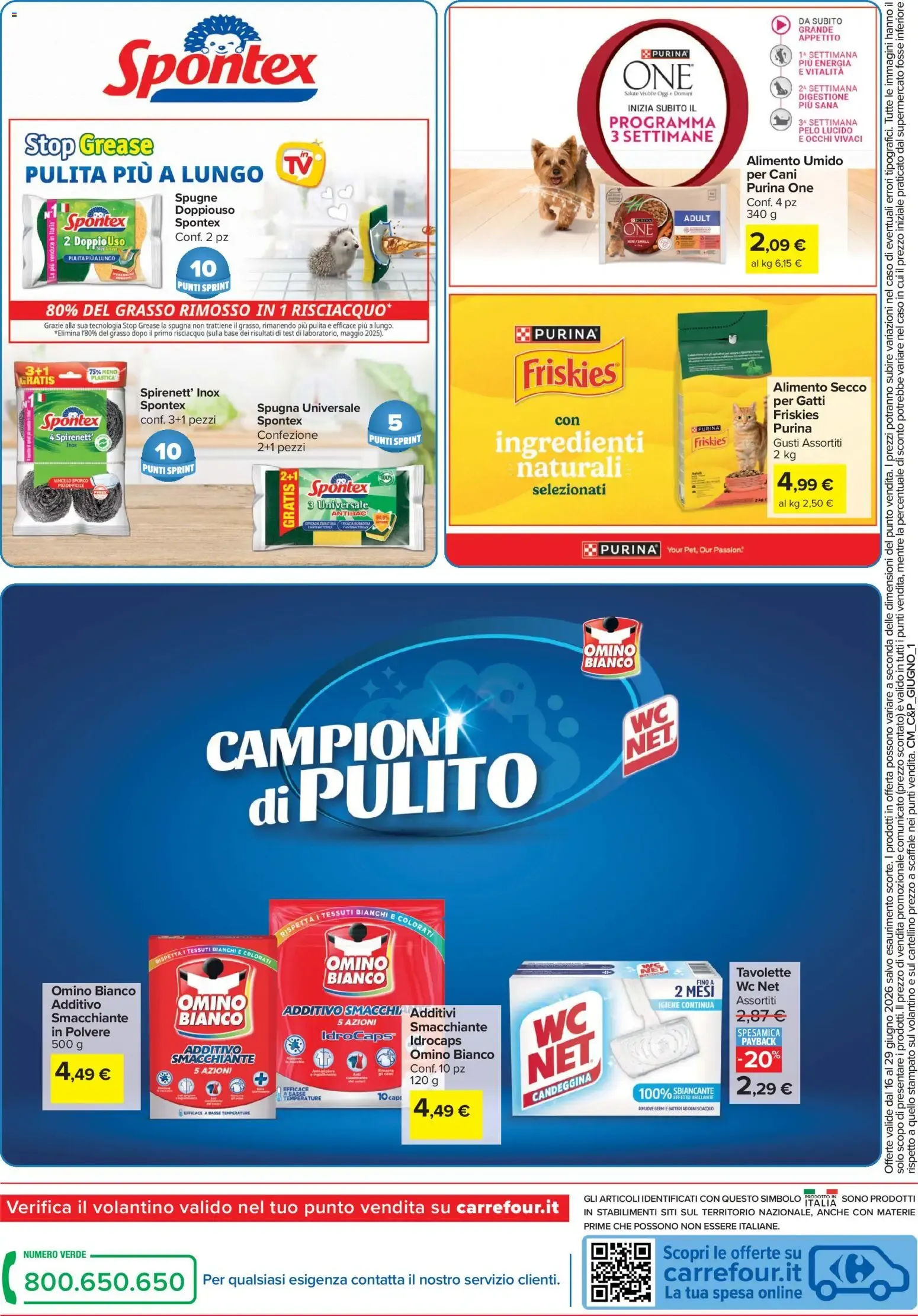 Nuovo Carrefour volantino Market - Punti Sprint Payback dal 16/06/2026 > offerte anteprima 🛍️ da 16 giugno a 29 giugno di 2026 - Pagina del volantino 16