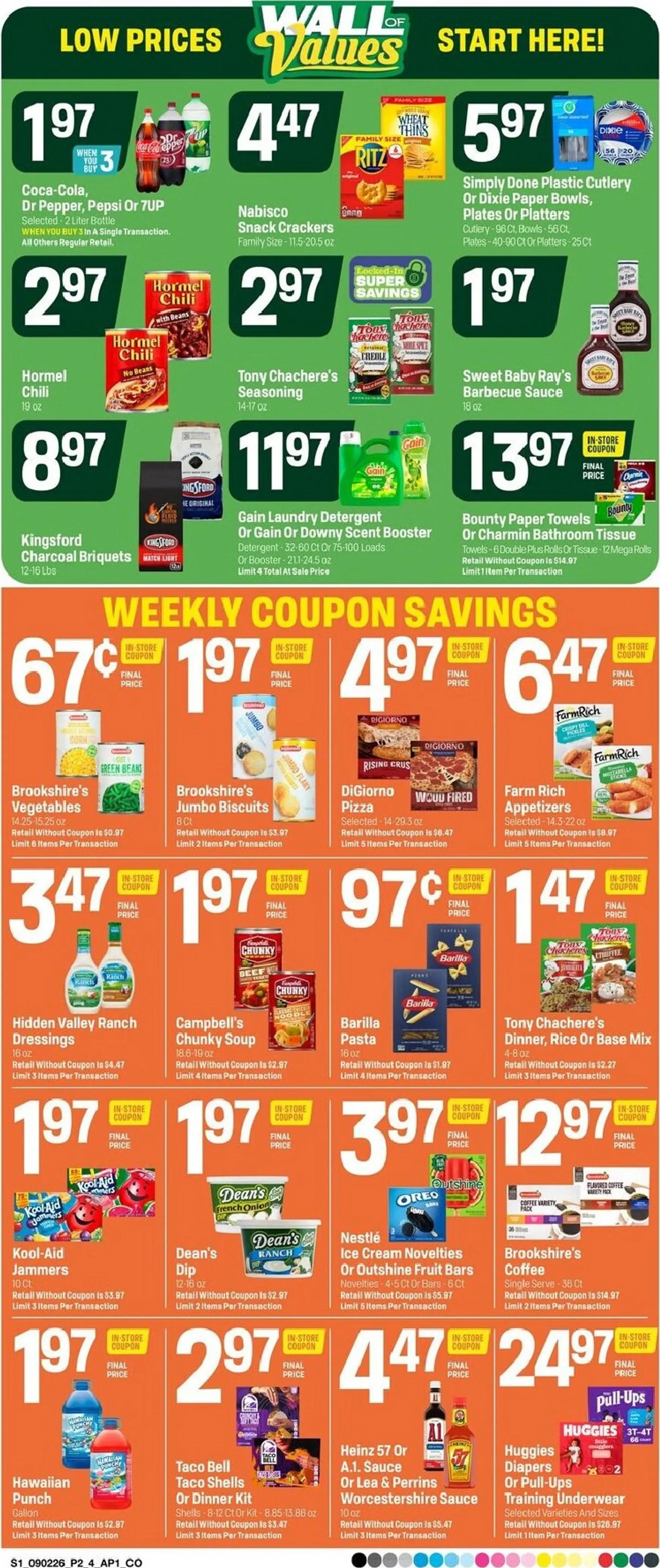 Weekly promotion Current Super 1 Foods leaflet valid from Wednesday 09/02/2026 to Tuesday 09/08/2026 spanning from September 2 to September 8 2026 - Page 2 for Catalogue 365