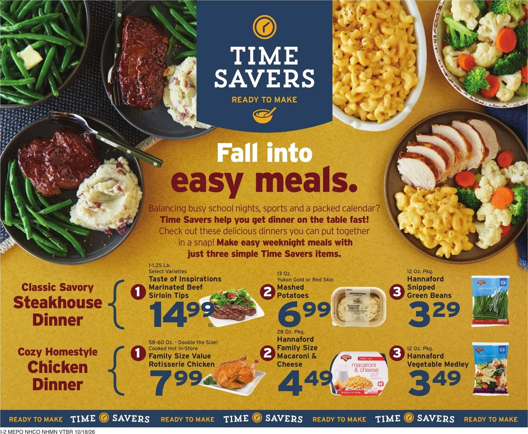 Weekly ad Hannaford: Savings made easy. Fall into this week's hottest deals. from October 18 to October 24 2026 - Page 10
