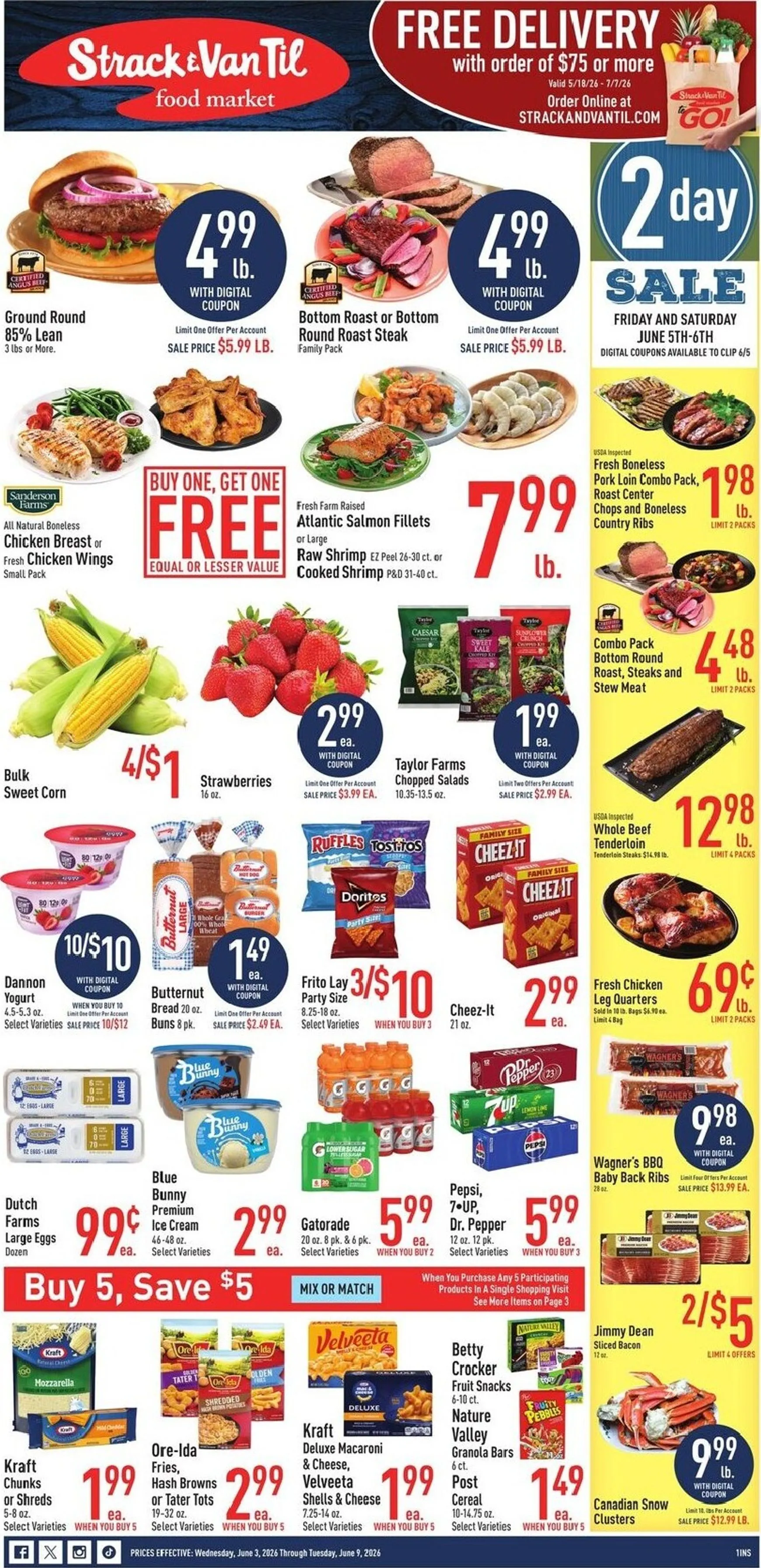 Weekly ad Current Strack & Van Til leaflet valid from Wednesday 06/03/2026 to Tuesday 06/09/2026 from June 3 to June 9 2026 - Page 1