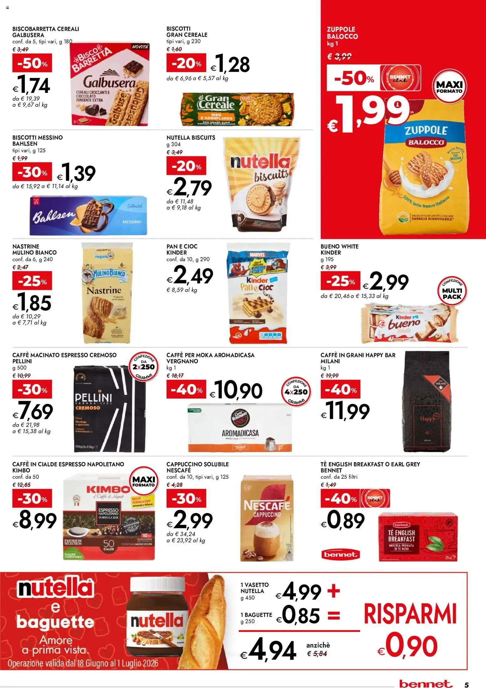 Nuovo bennet volantino dal 18/06/2026 > offerte anteprima 🛍️ da 18 giugno a 1 luglio di 2026 - Pagina del volantino 5