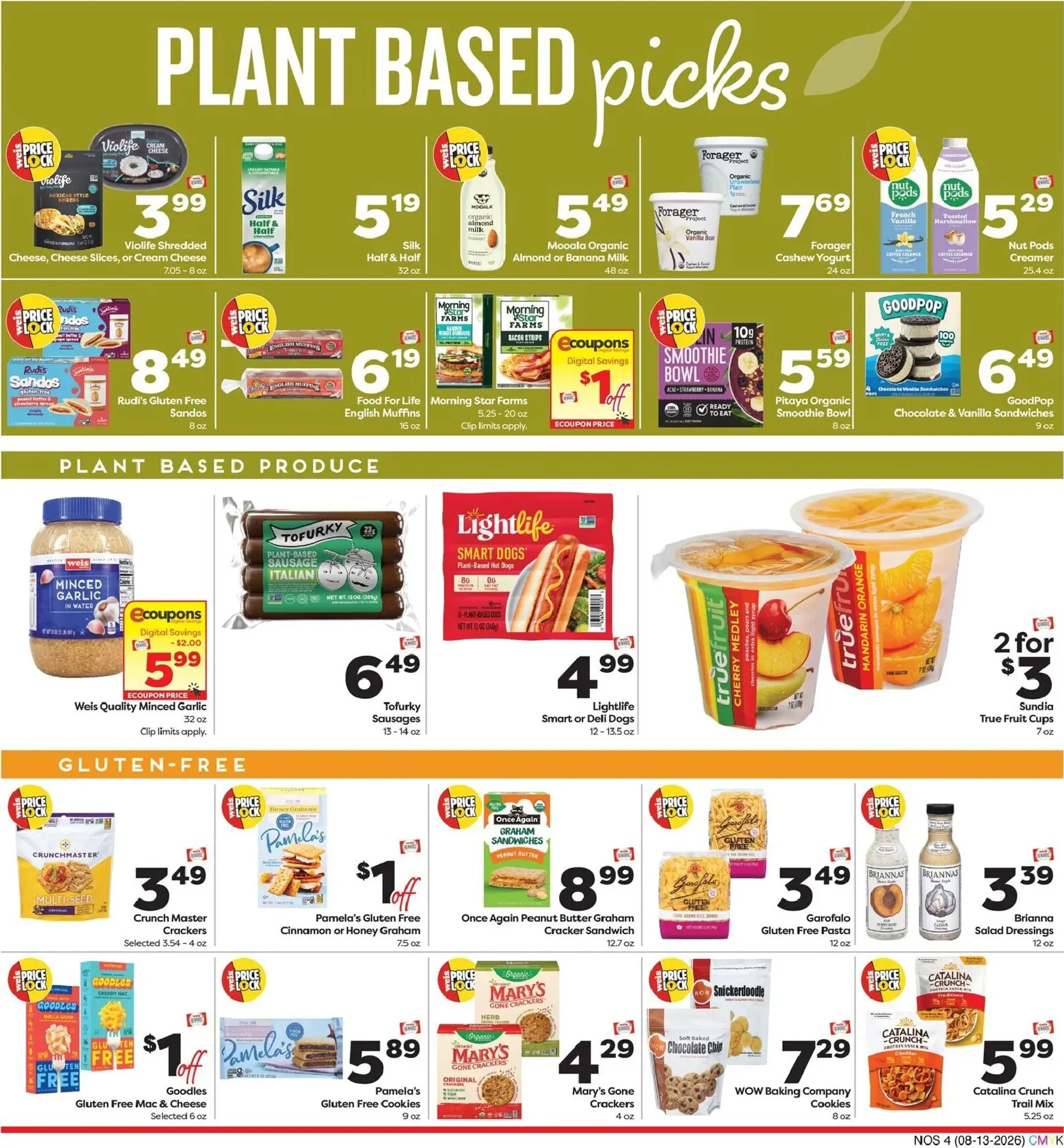 Weekly ad Current Weis Markets - Natural & Organic leaflet valid from Thursday 08/13/2026 to Wednesday 09/09/2026 from August 13 to September 9 2026 - Page 4
