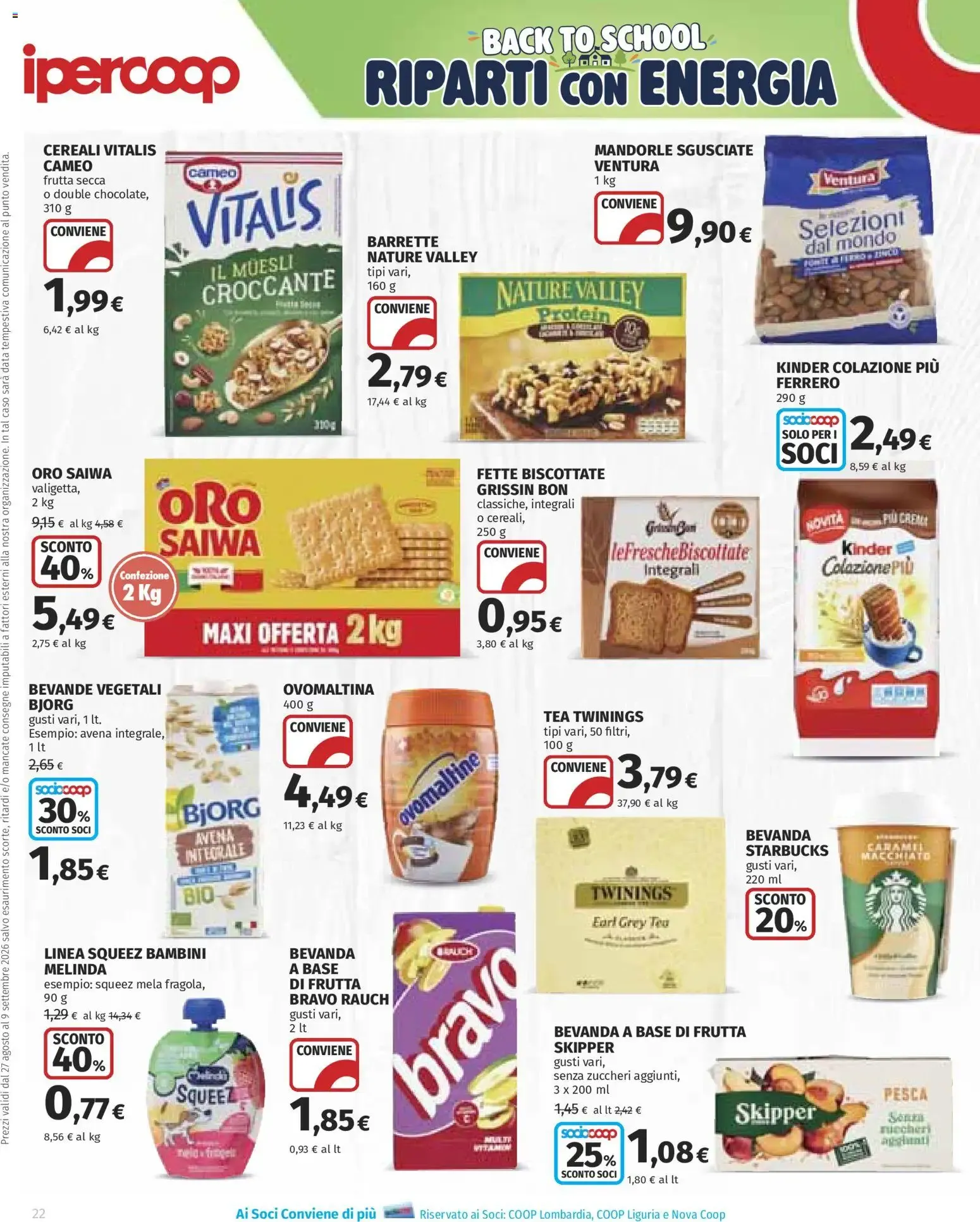 Volantino COOP Anteprima dal 27/08/2026 > NUOVO Promozioni da 27 agosto a 9 settembre di 2026 - Pagina del volantino 22
