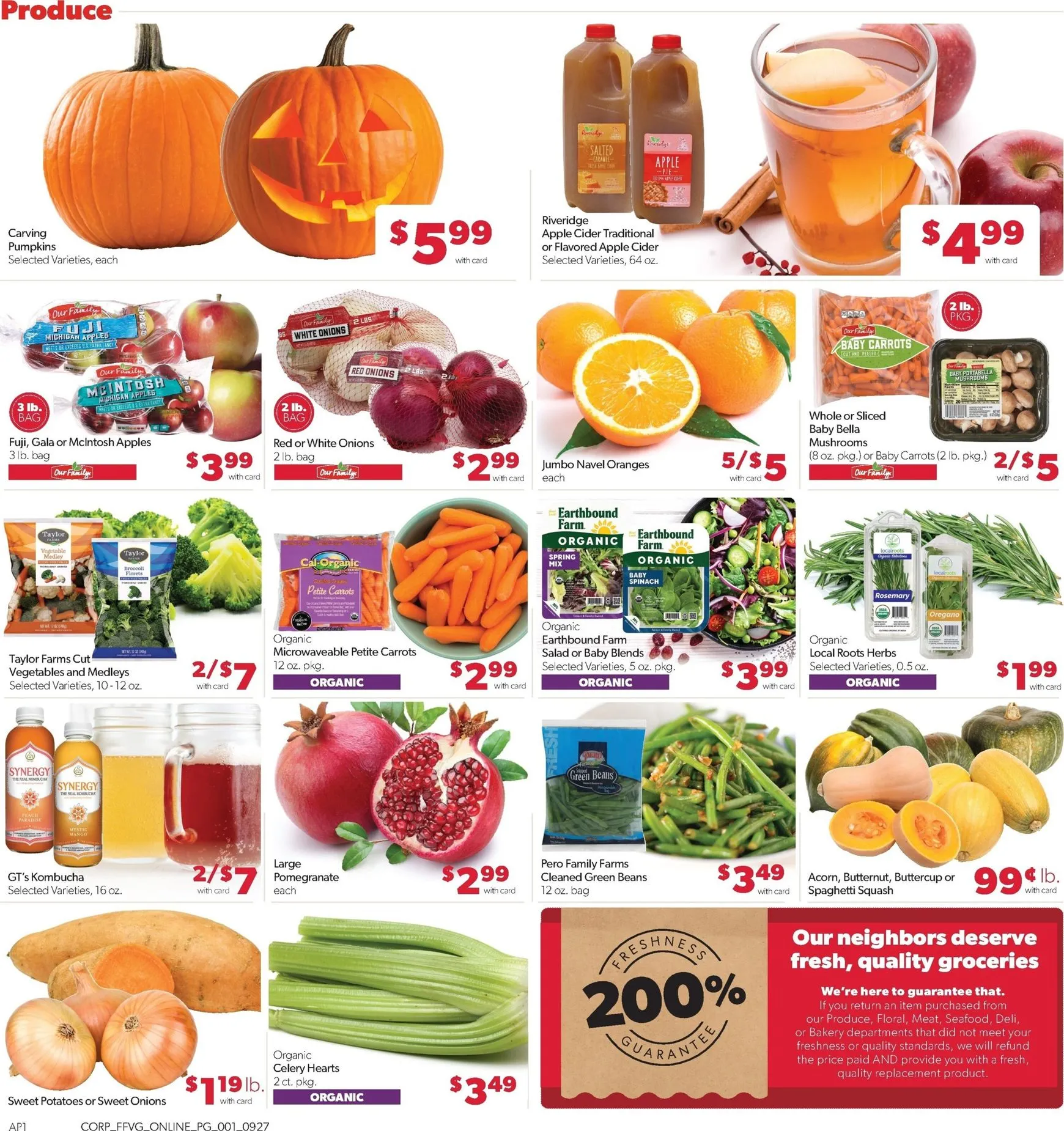 Weekly ad Current Family Fare leaflet valid from Sunday 09/27/2026 to Saturday 10/03/2026 from September 27 to October 3 2026 - Page 7