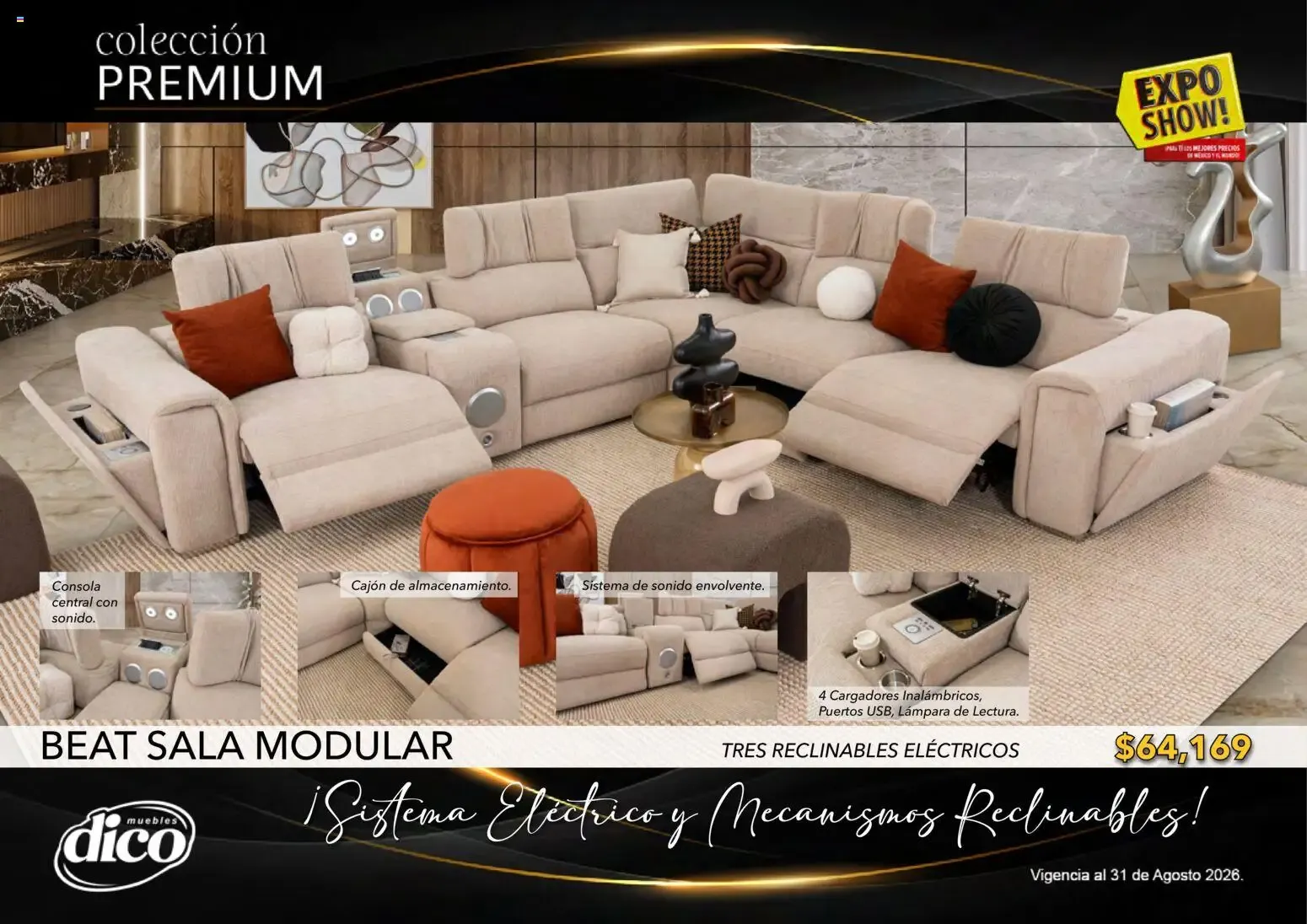 Catálogo de Muebles Dico Catálogo: Colección Premium y Expo Show! 1 de agosto al 31 de agosto 2026 - Pagina 25