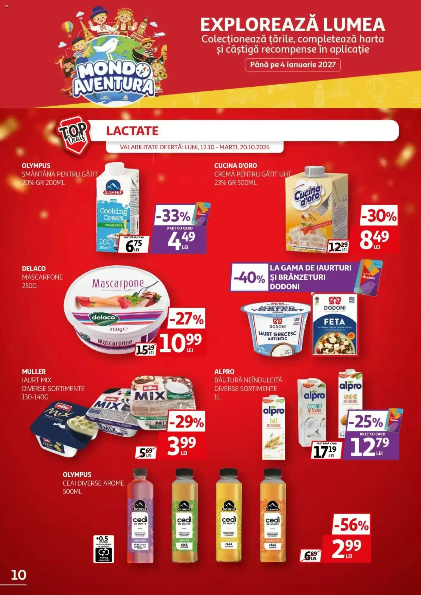 Catalog Catalog Auchan de la 12 octombrie până la 20 octombrie 2026 - Revista Pagina 10