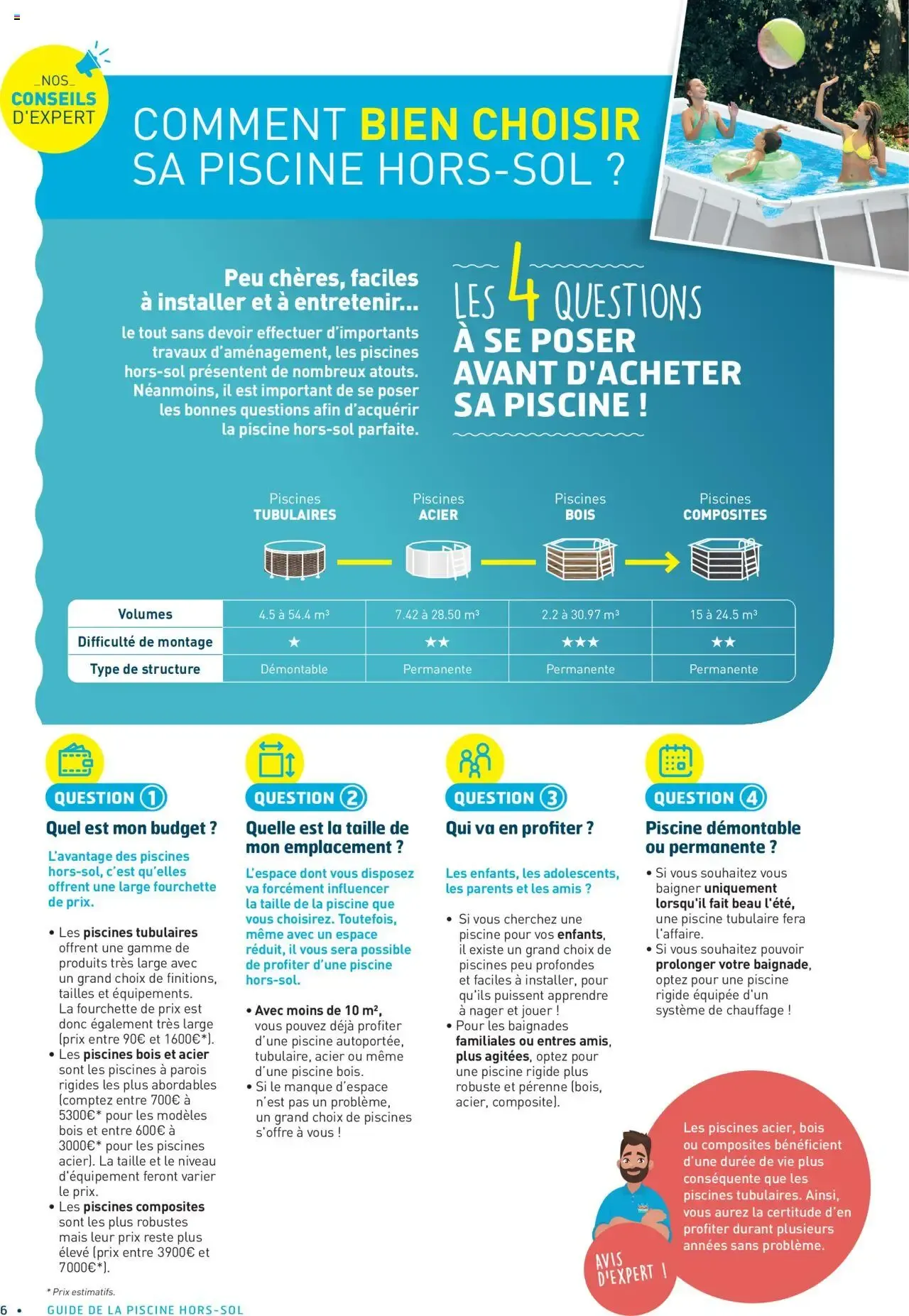 Cash Piscines Guide piscines hors-sol à partir du 01/03/2024 - promo en ligne du 1 mars au 30 septembre 2026 - Catalogue page 6
