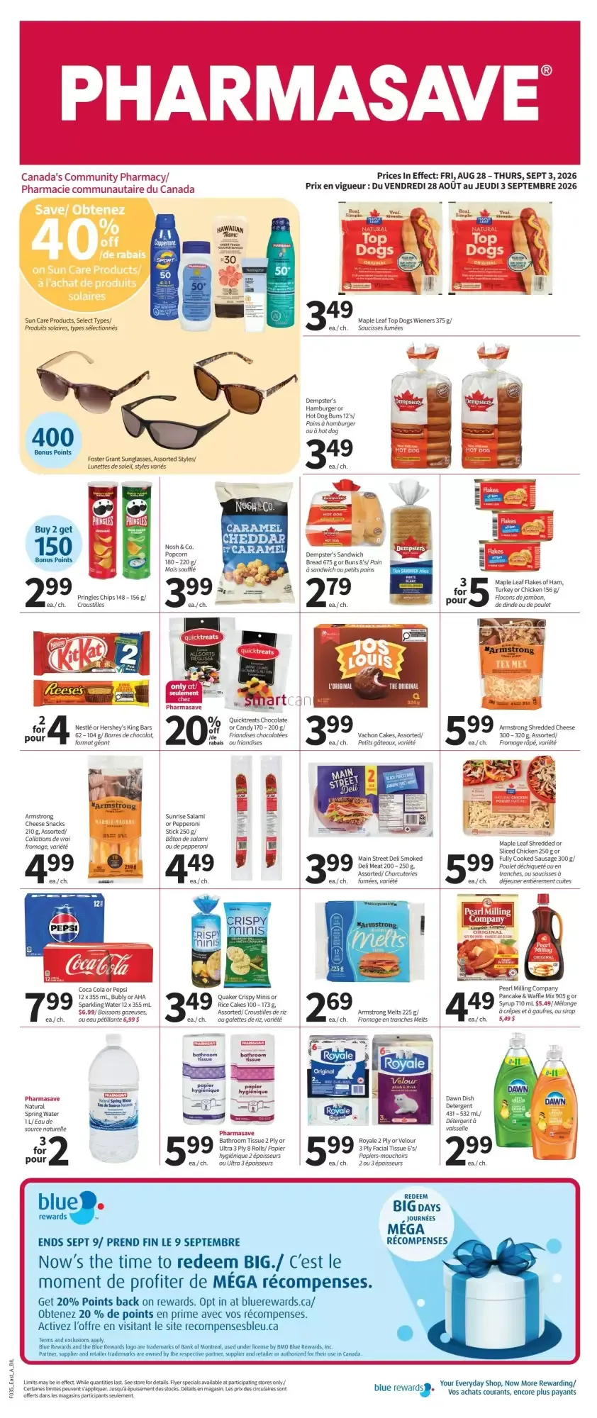 Pharmasave flyer week 35 from August 28 to September 3 2026 - flyer page 1