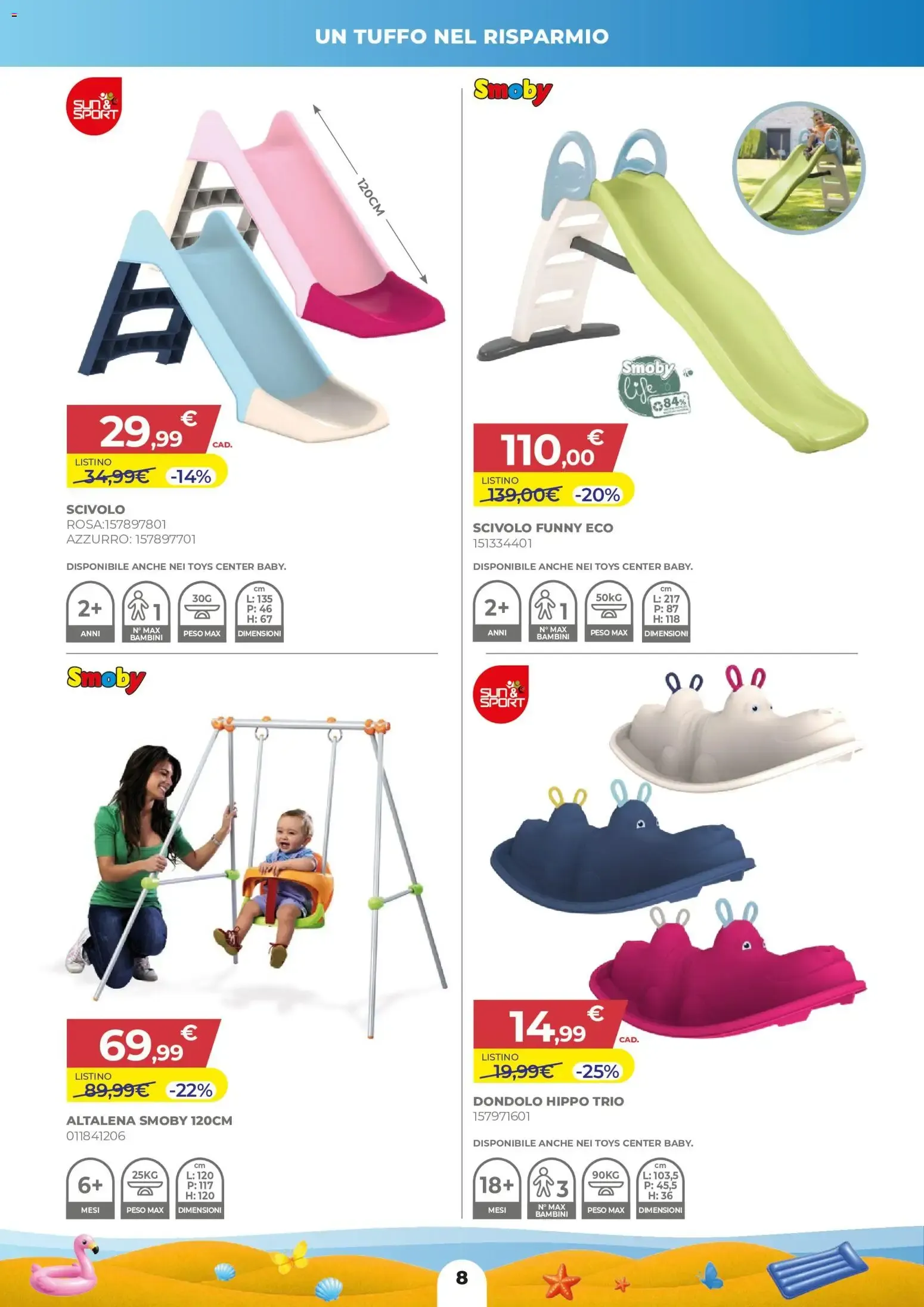Toys Center - Un tuffo nel risparmio da 28 maggio a 24 giugno di 2026 - Pagina del volantino 8