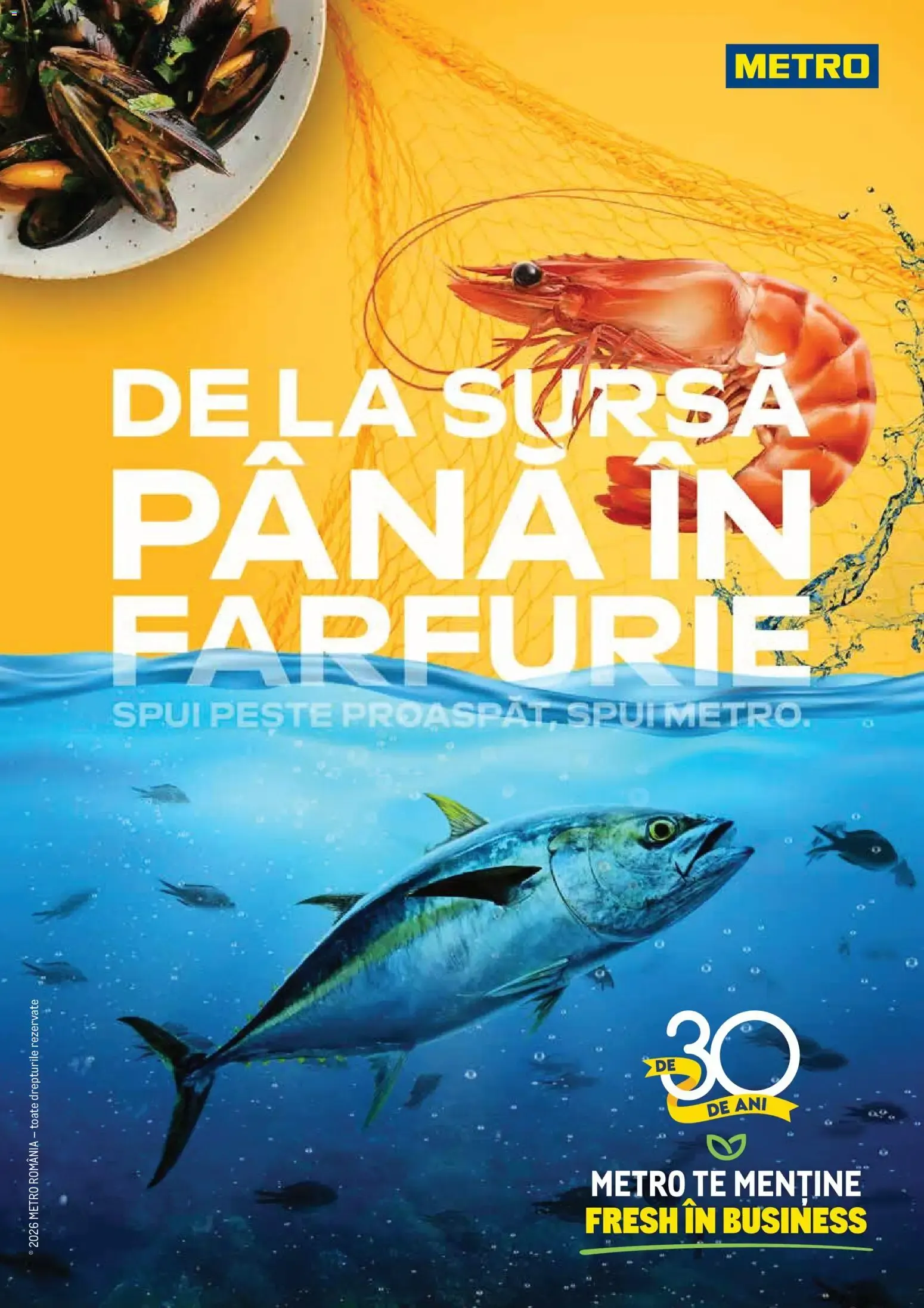 Catalog Metro Catalog Spui pește proaspăt, spui METRO - Oferta 01.10.2026 - 31.12.2026 de la 1 octombrie până la 31 decembrie 2026 - Revista Pagina 1