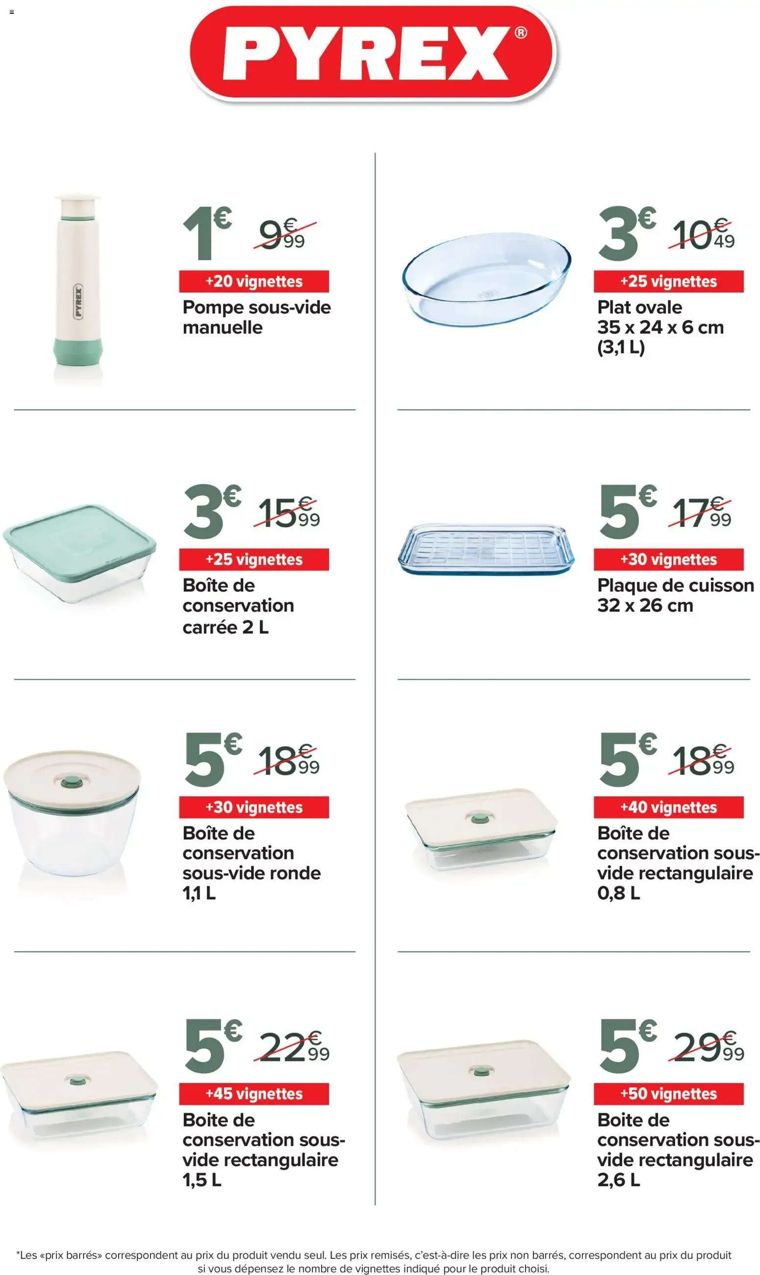 Carrefour Market Vignette pyrex à partir du 01/07/2026 - promo en ligne du 1 juillet au 6 septembre 2026 - Catalogue page 3
