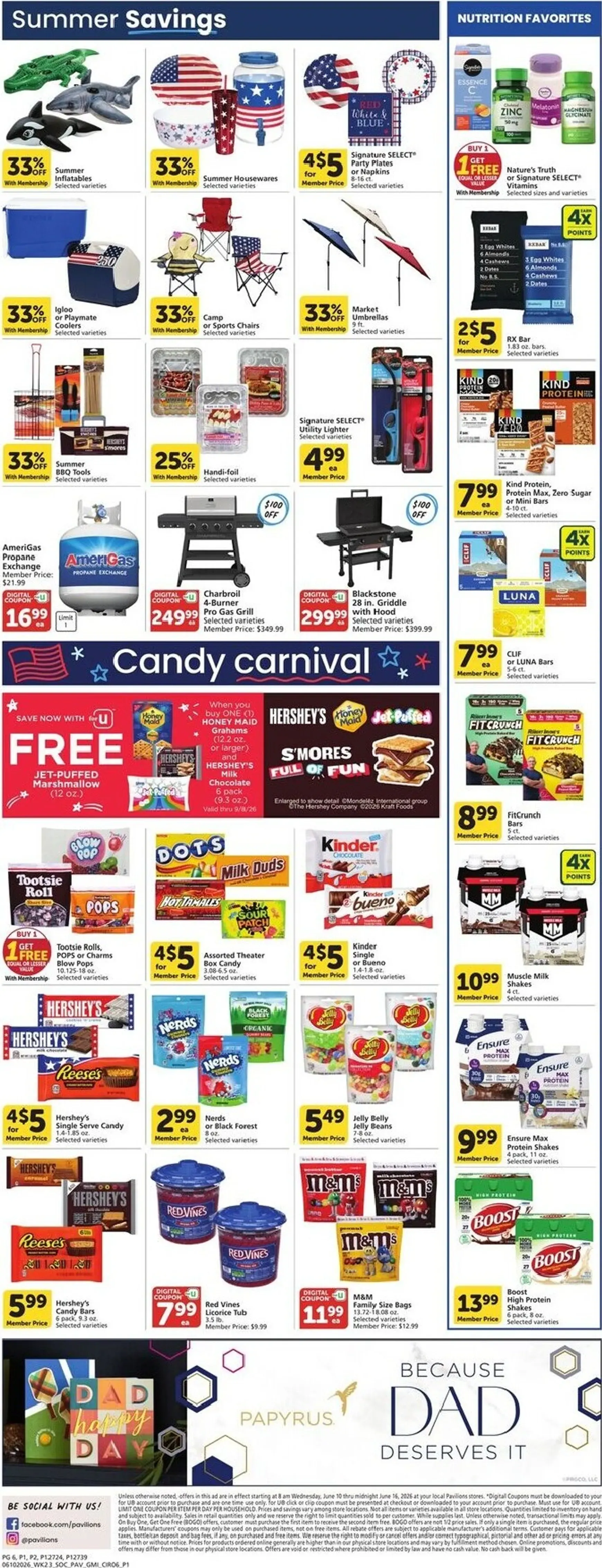 Weekly ad Pavilions Cyber Sale! flyer valid June 10-16, 2026 from June 10 to June 16 2026 - Page 6