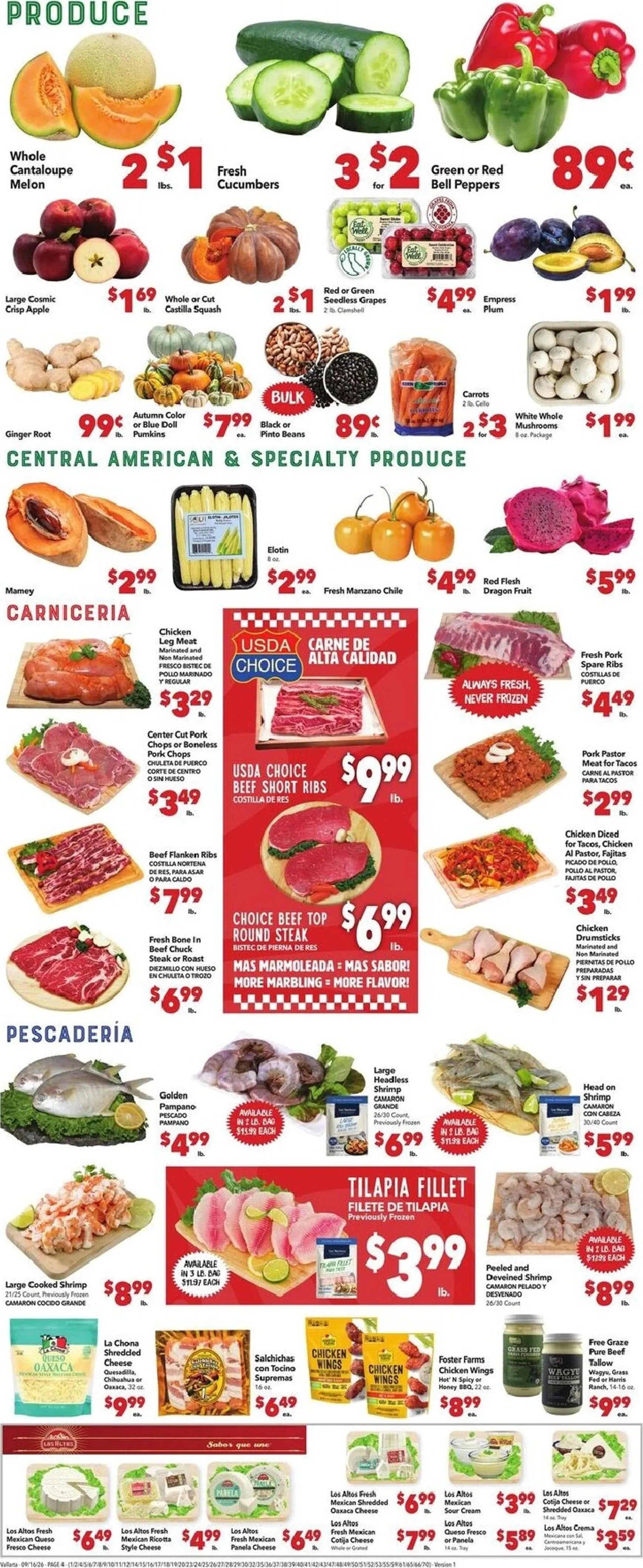 Weekly ad Vallarta Supermarkets: A Celebrar Las Fiestas Patrias from September 16 to September 22 2026 - Page 4