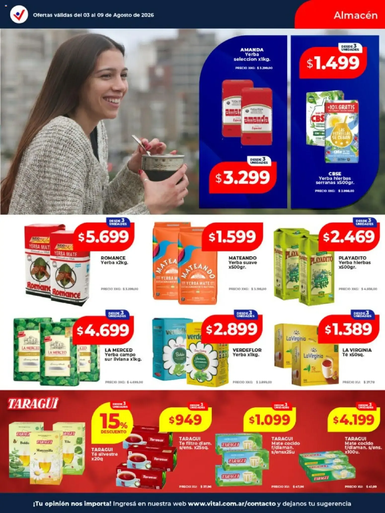 Ofertas de Vital - Ofertas || del 03/08/2026 - 09/08/2026 || Catálogo 3 de agosto al 9 de agosto 2026 - Página 20 del catálogo