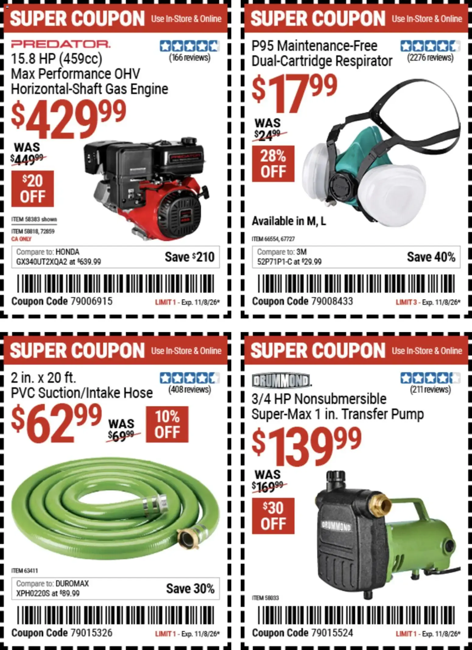 Weekly ad Harbor Freight Weekly Ad (10/26 - 11/08 2026) - Flyer from October 26 to November 8 2026 - Page 5