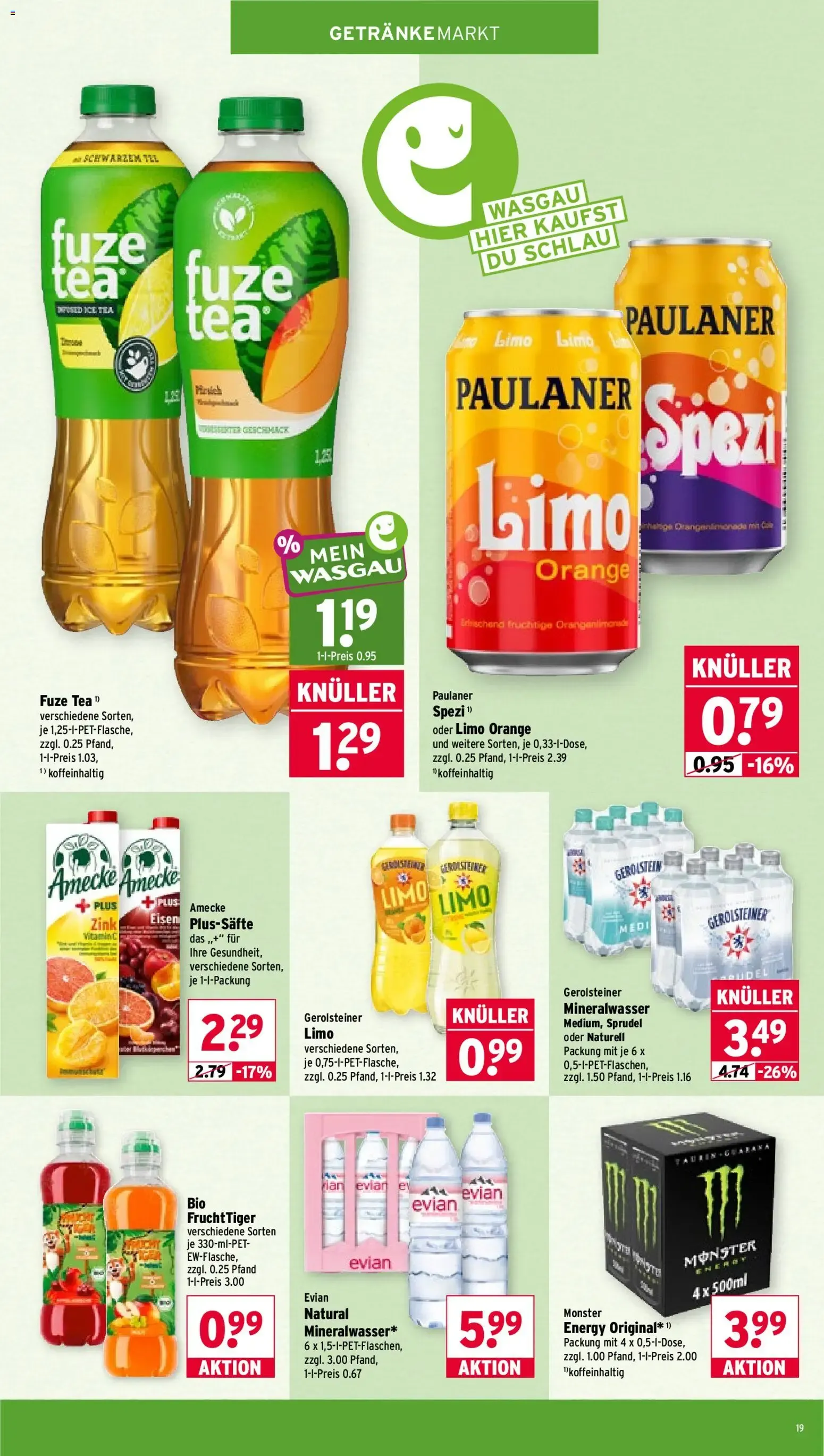 Wasgau Prospekt (ab 07.09.2026) zum Blättern von 7. September bis 12. September 2026 - Prospekt seite 19