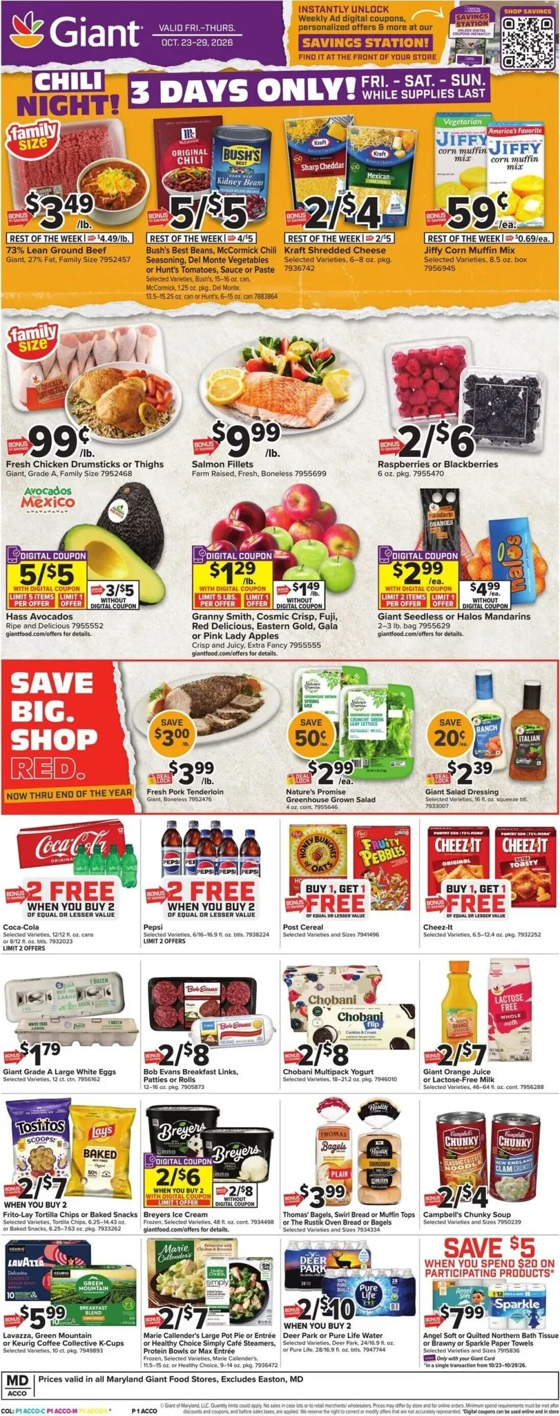 Current Giant leaflet valid from Friday 10/23/2026 to Thursday 10/29/2026