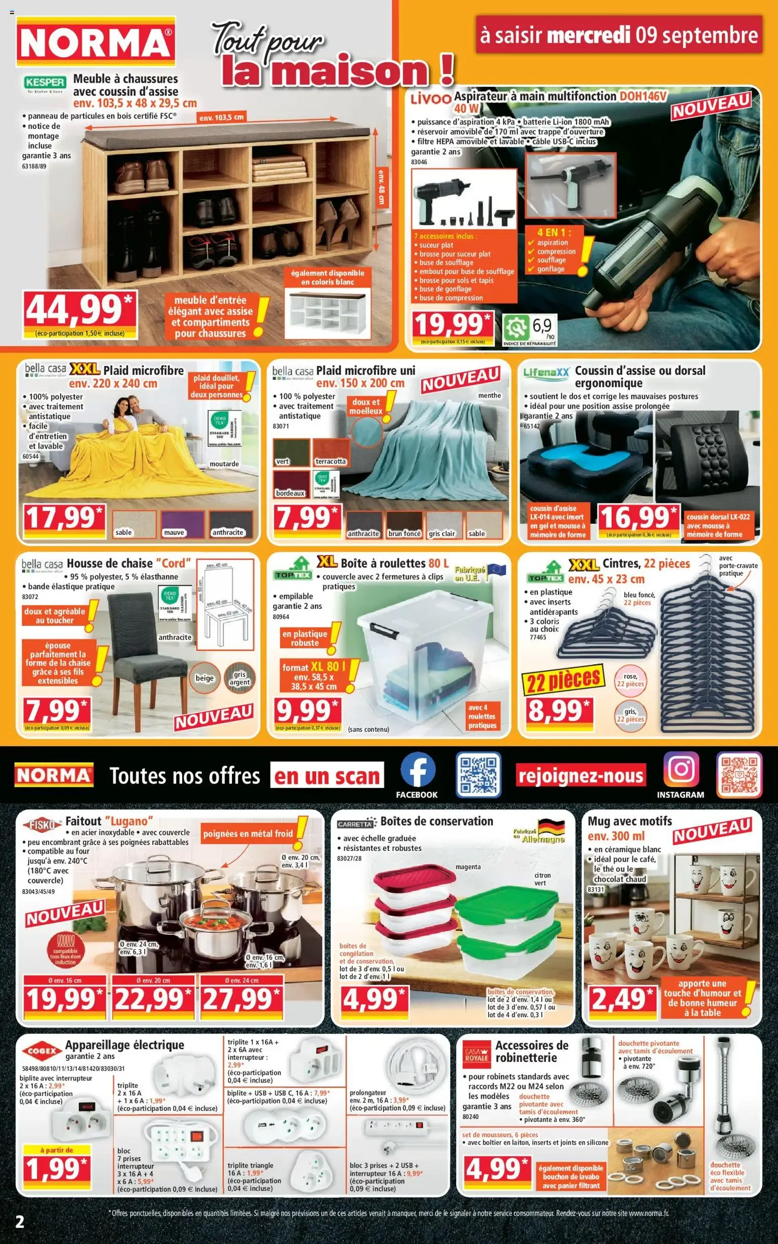 Norma catalogue à partir du 09/09/2026 - promo en ligne du 9 septembre au 15 septembre 2026 - Catalogue page 2