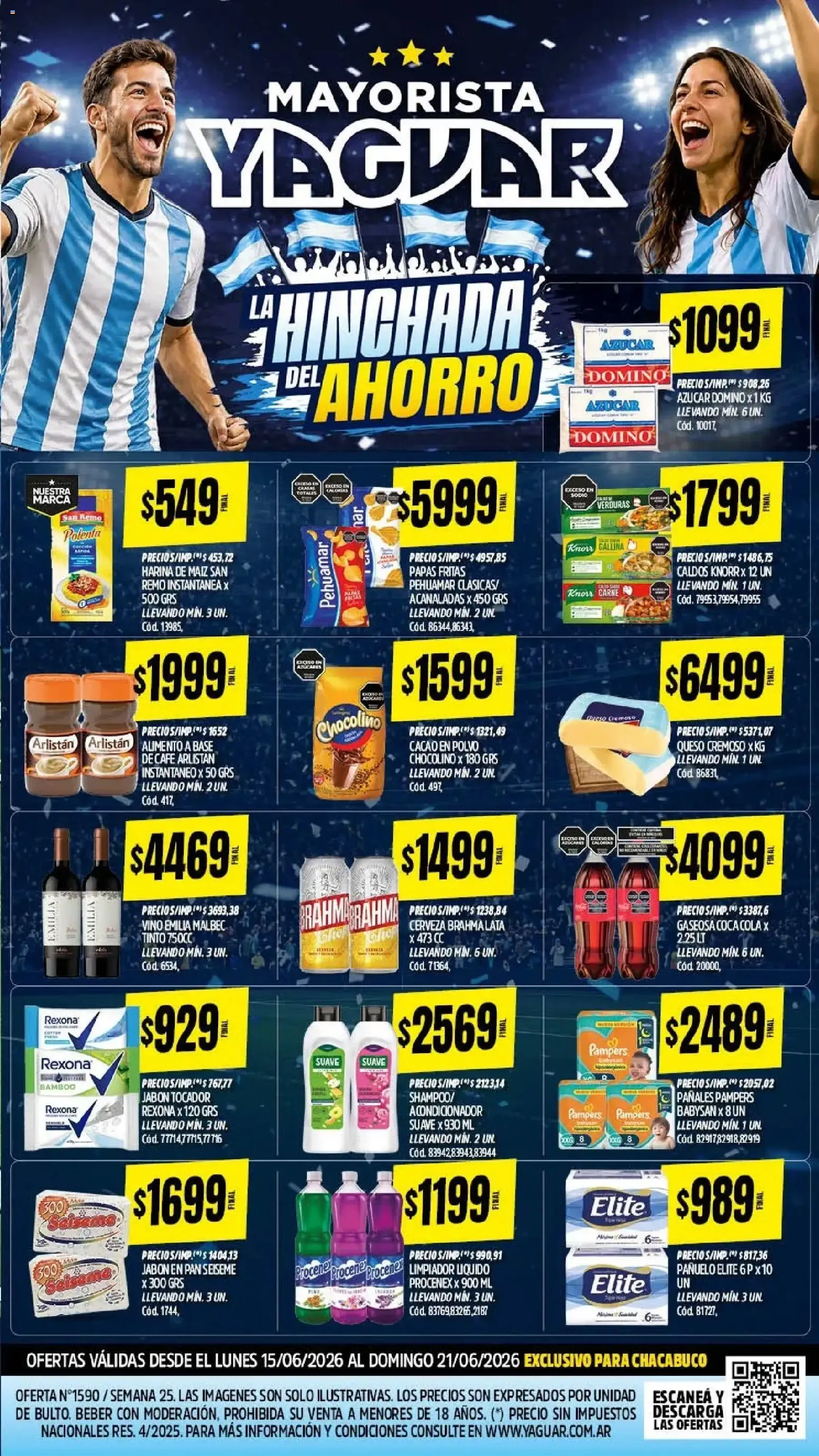 Ofertas de Mayorista Yaguar - La Hinchada del Ahorro 15 de junio al 21 de junio 2026 - Página 2 del catálogo