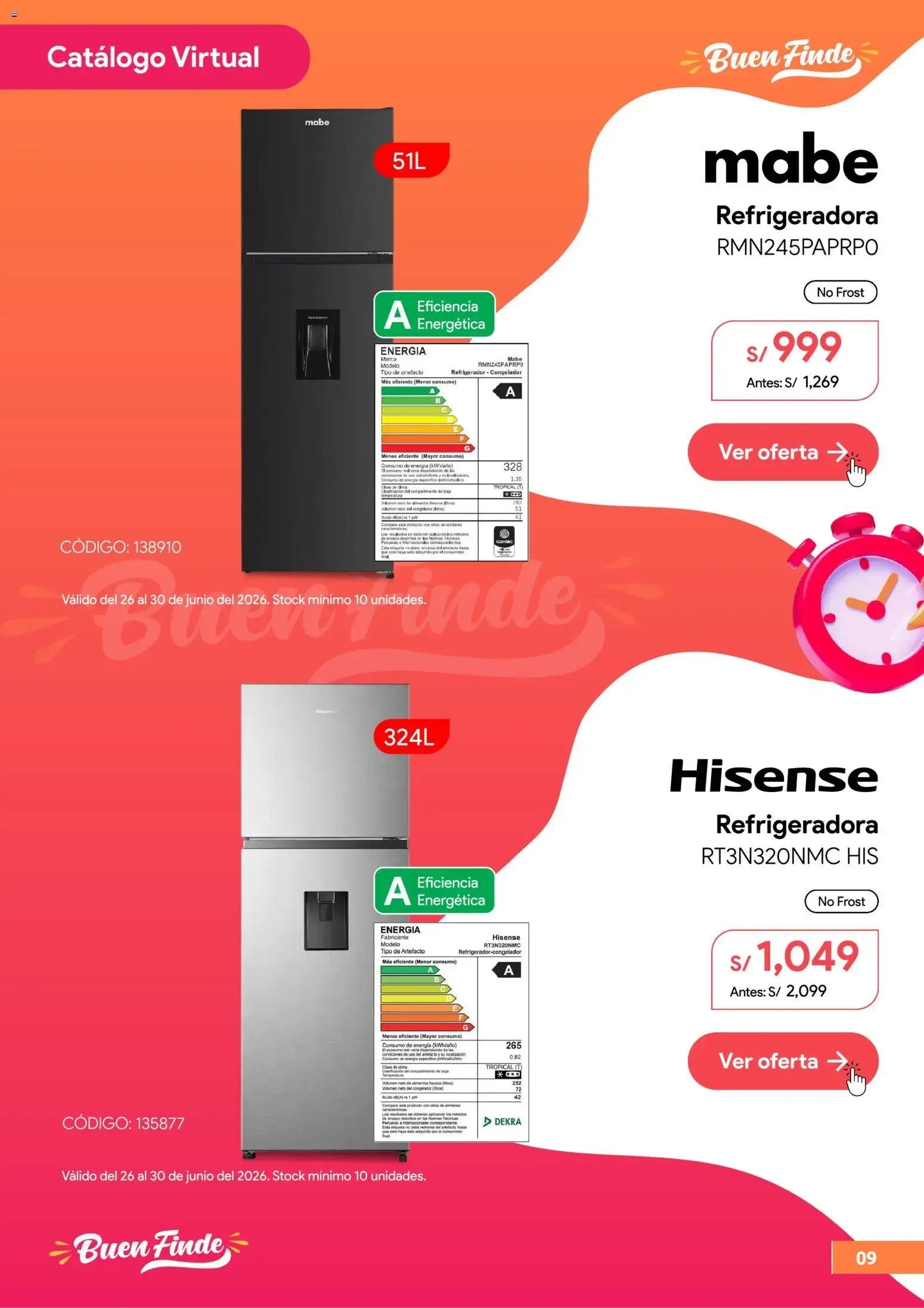 Catalogo de Hiraoka Buen Finde 26 de junio al 30 de junio 2026 - Pag 10