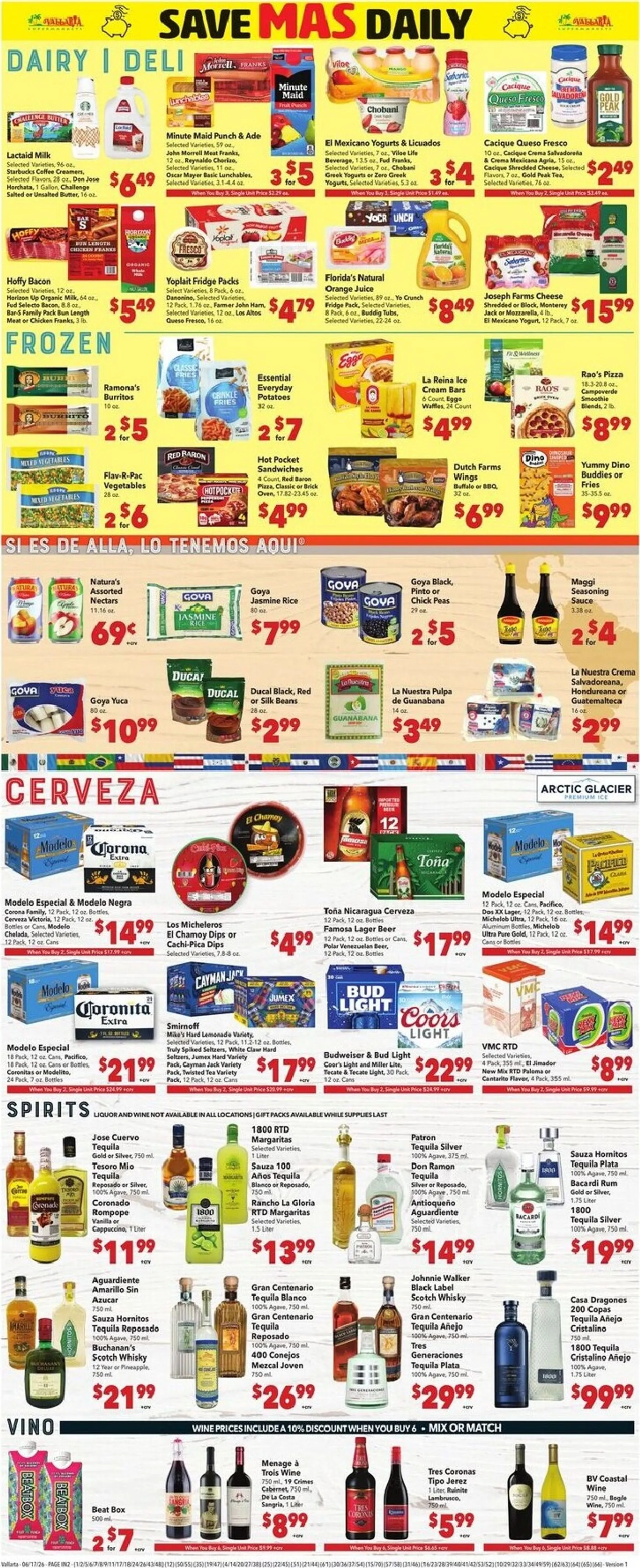 Weekly ad Current Vallarta leaflet valid from Wednesday 06/17/2026 to Tuesday 06/23/2026 from June 17 to June 23 2026 - Page 6