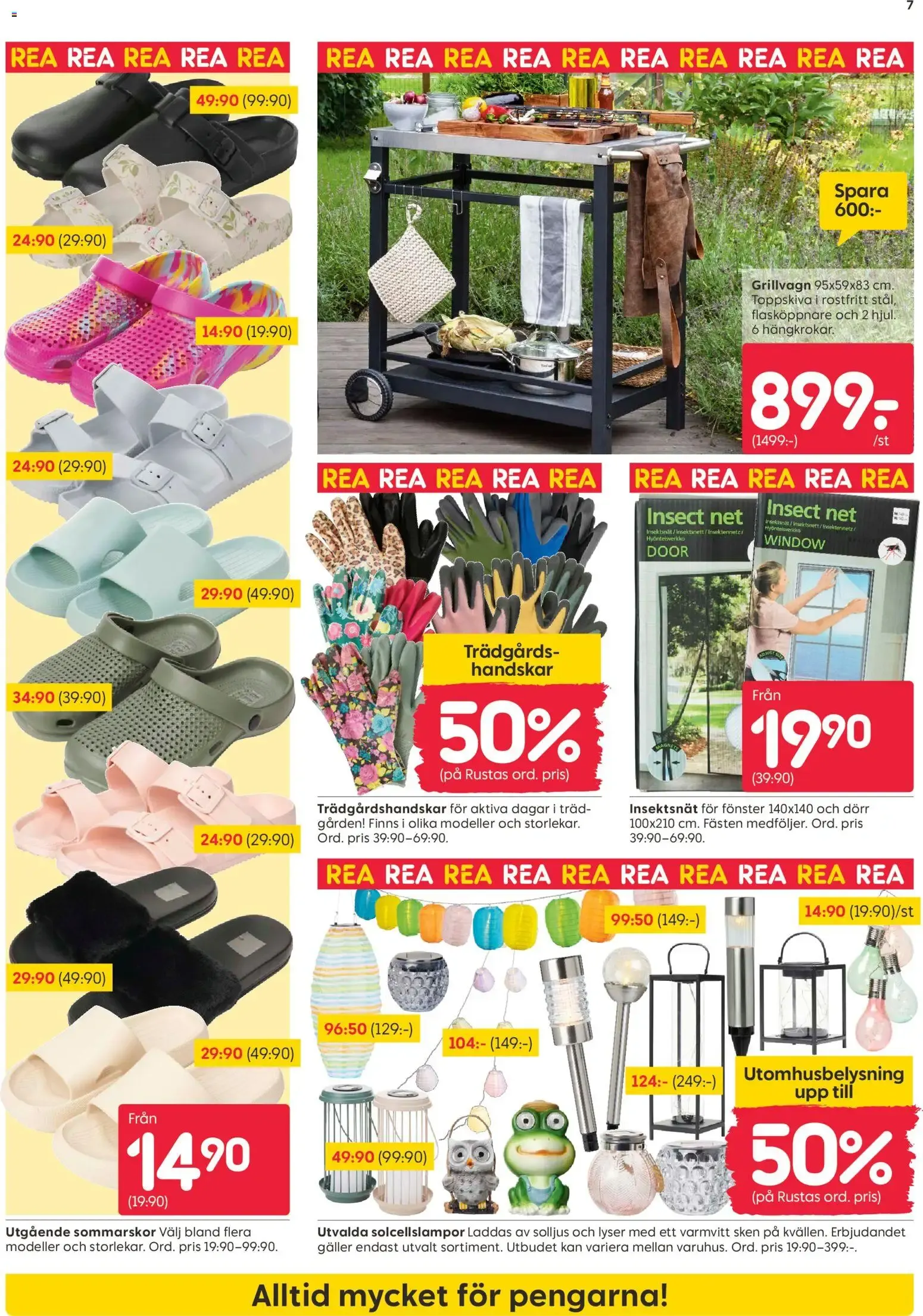Rusta erbjudanden från 06/07/2026 - 12/07/2026 > Reklamblad nuvarande rabatter från 6 juli till 12 juli 2026 - Reklamblad sidor 7