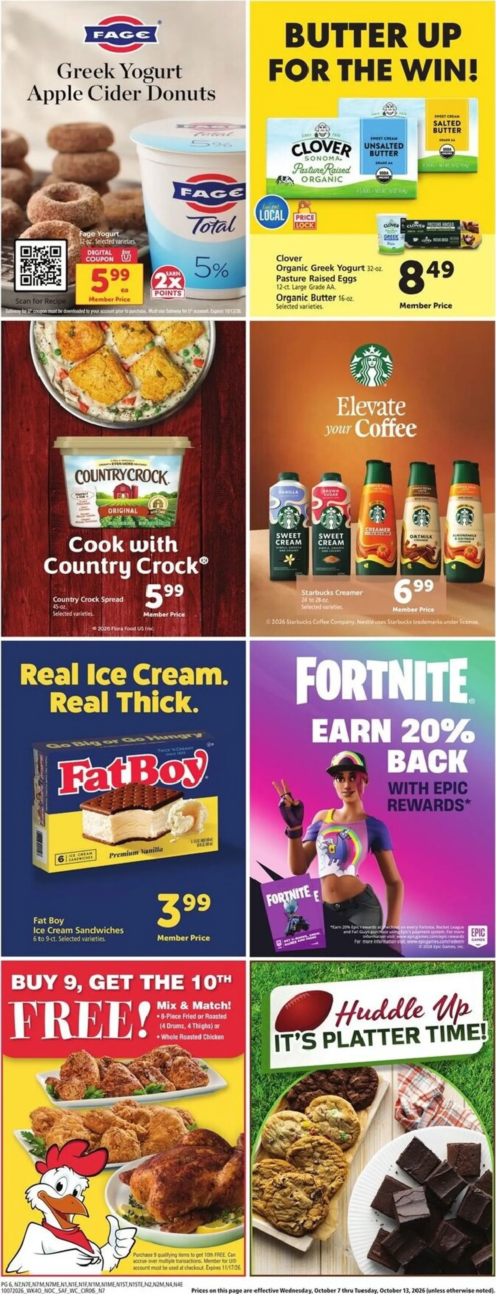Weekly ad Current Safeway leaflet valid from Wednesday 10/07/2026 to Tuesday 10/13/2026 from October 7 to October 13 2026 - Page 6