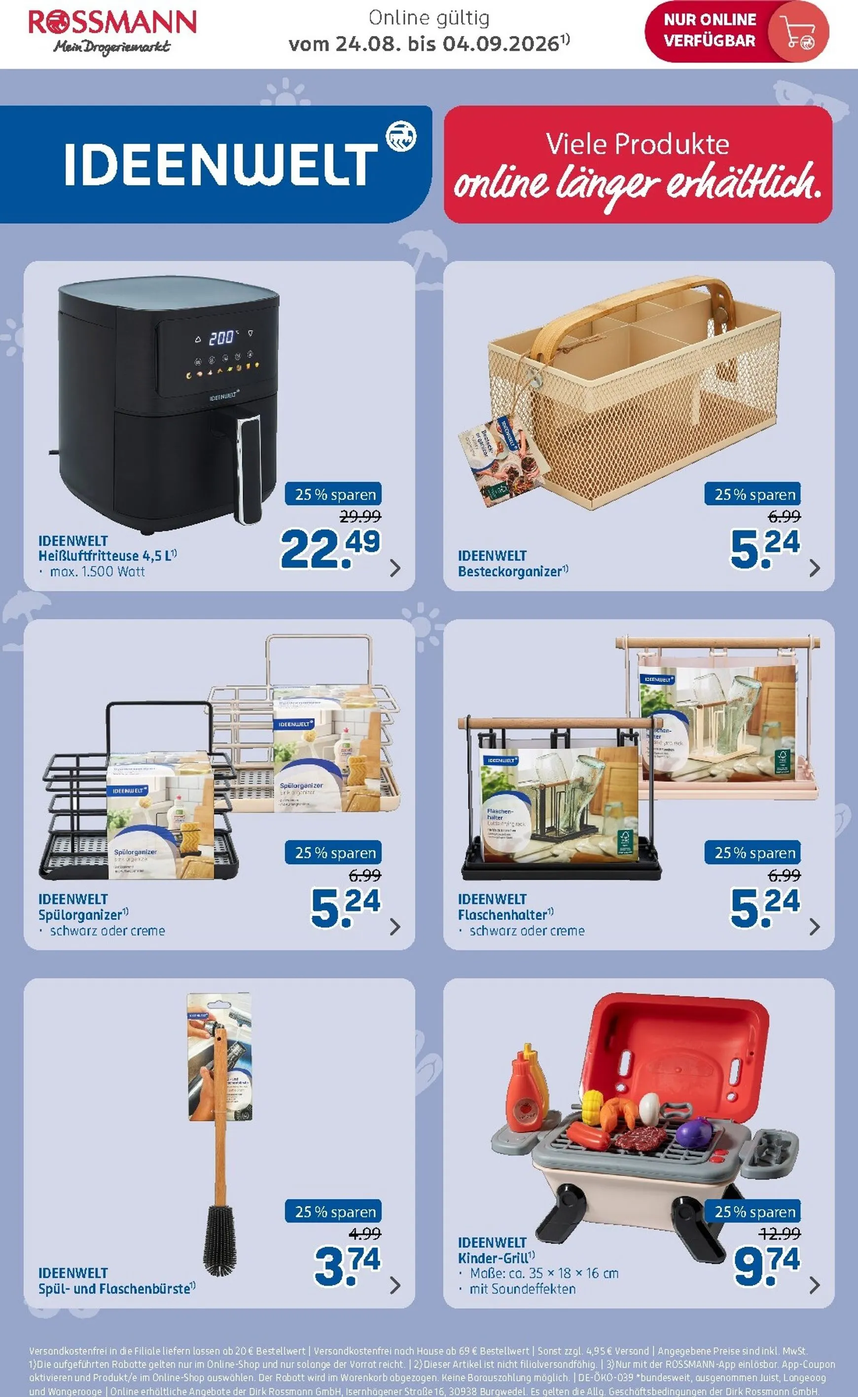 ROSSMANN - Online Angebote Prospekt – von Montag 24.08.2026 bis Freitag 04.09.2026 von 24. August bis 4. September 2026 - Prospekt seite 6