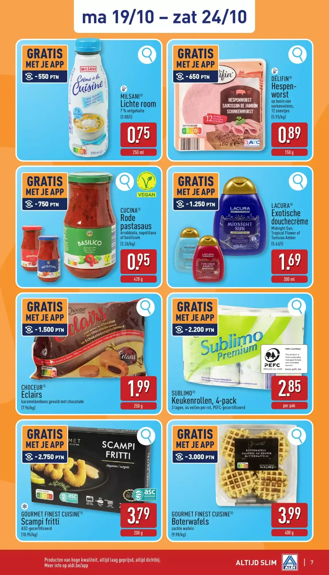 ALDI Folder van ma 19/10 t.e.m. zat 24/10 van 19 oktober tot 24 oktober 2026 - folder pagina 7