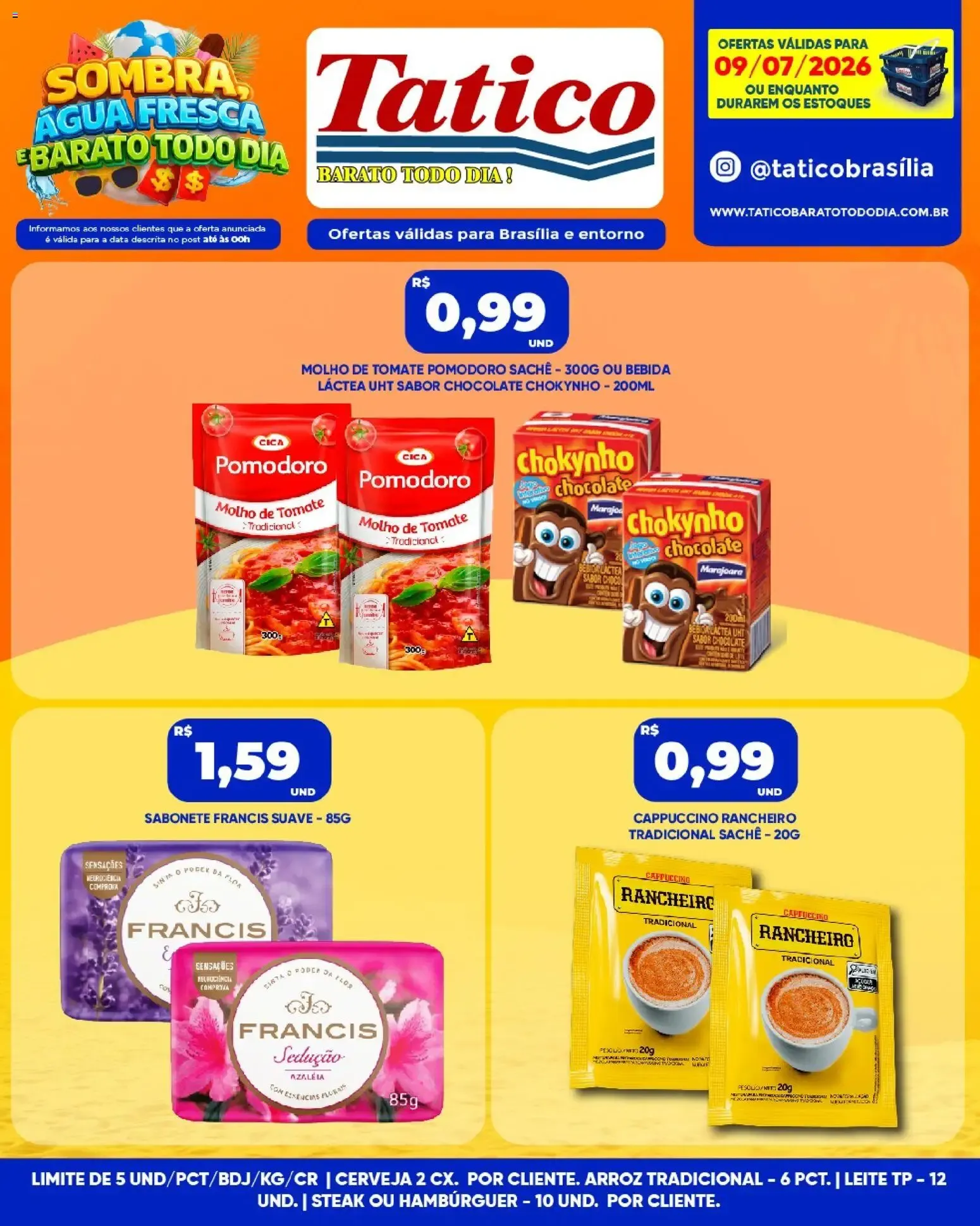 Encarte de Tatico ofertas do Dia de 09/07/2026 | Promoções Online 9 de julho até 9 de julho 2026 - Pagina 1