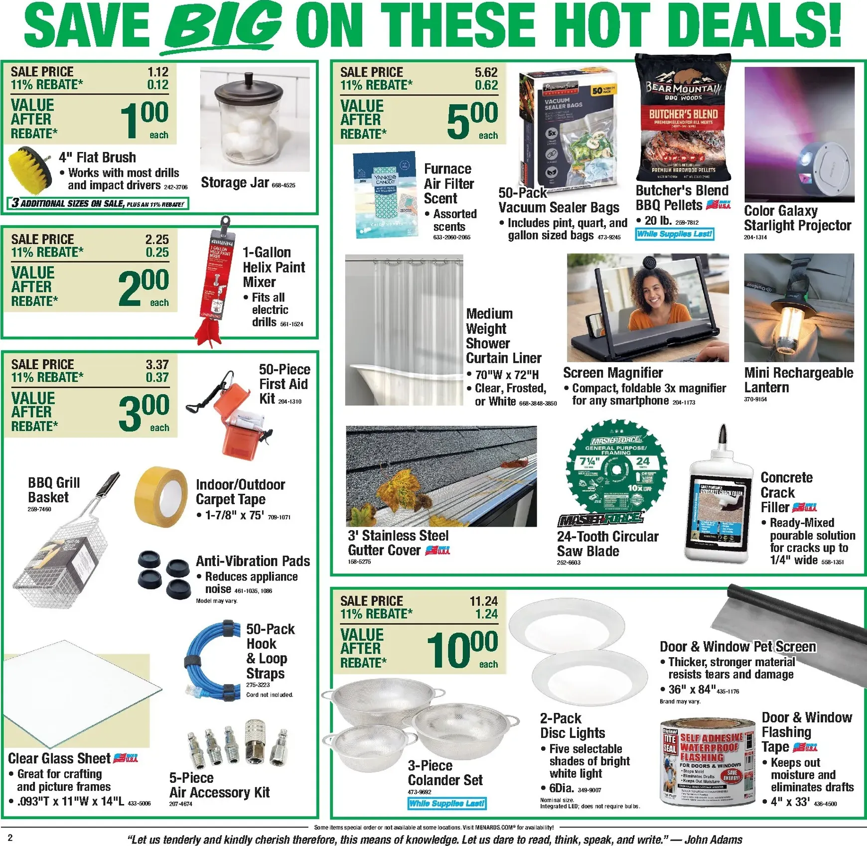 Weekly ad Menards - 11% Rebate on Everything! from August 6 to August 16 2026 - Page 4
