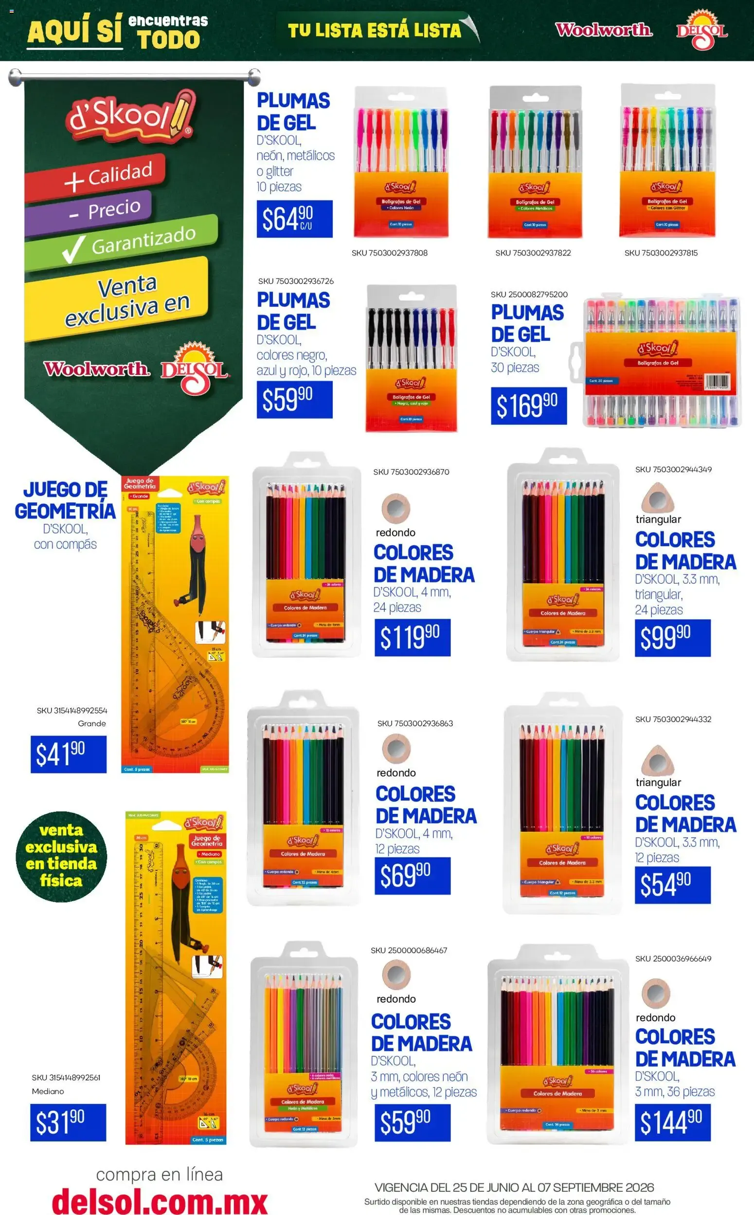 Catálogo de Del Sol y Woolworth catálogo Back To School (25/06/2026 - 07/09/2026) - catálogo en línea 25 de junio al 7 de septiembre 2026 - Pagina 4