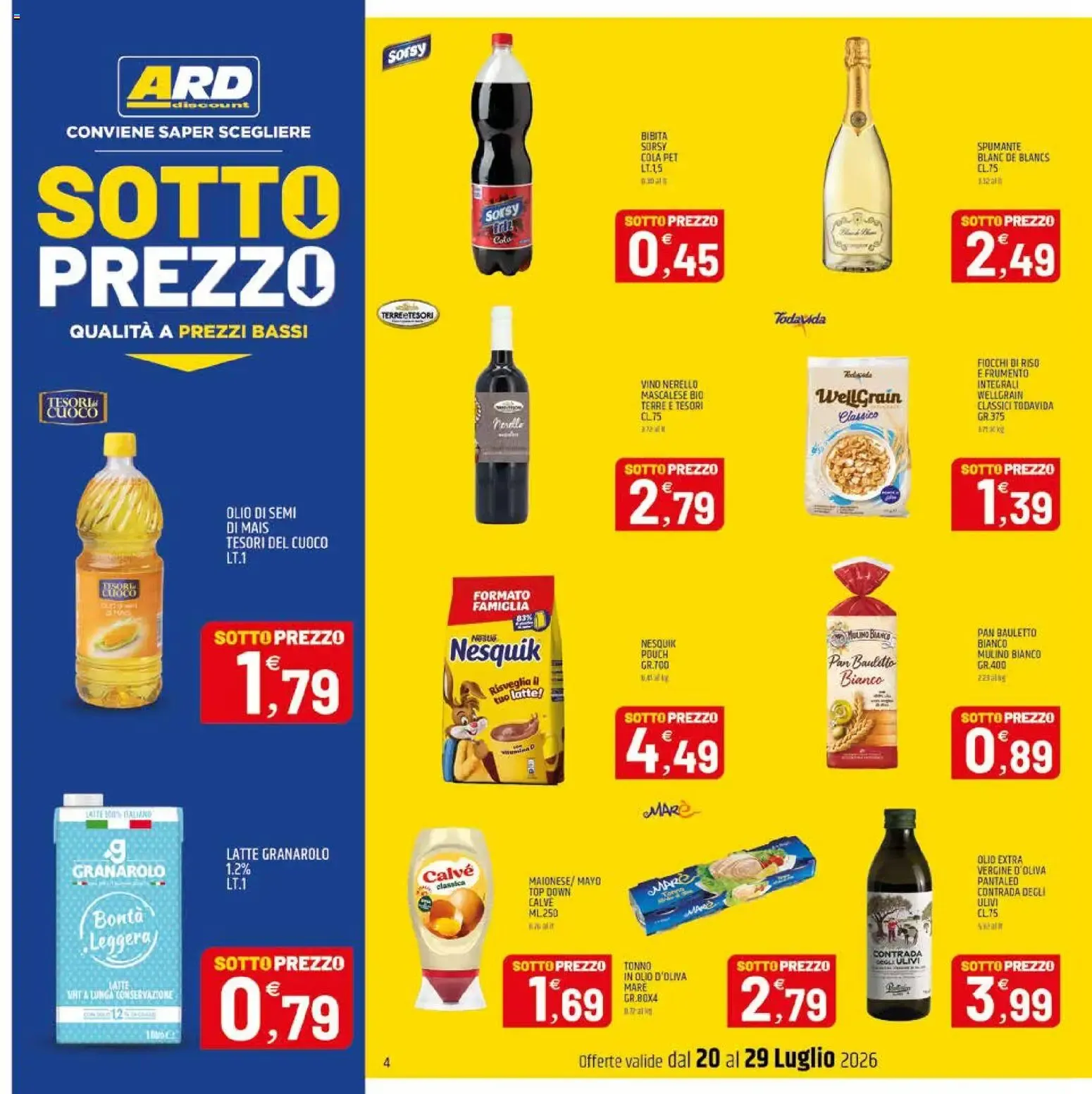 Nuovo ARD Discount volantino dal 20/07/2026 > offerte anteprima 🛍️ da 20 luglio a 29 luglio di 2026 - Pagina del volantino 4