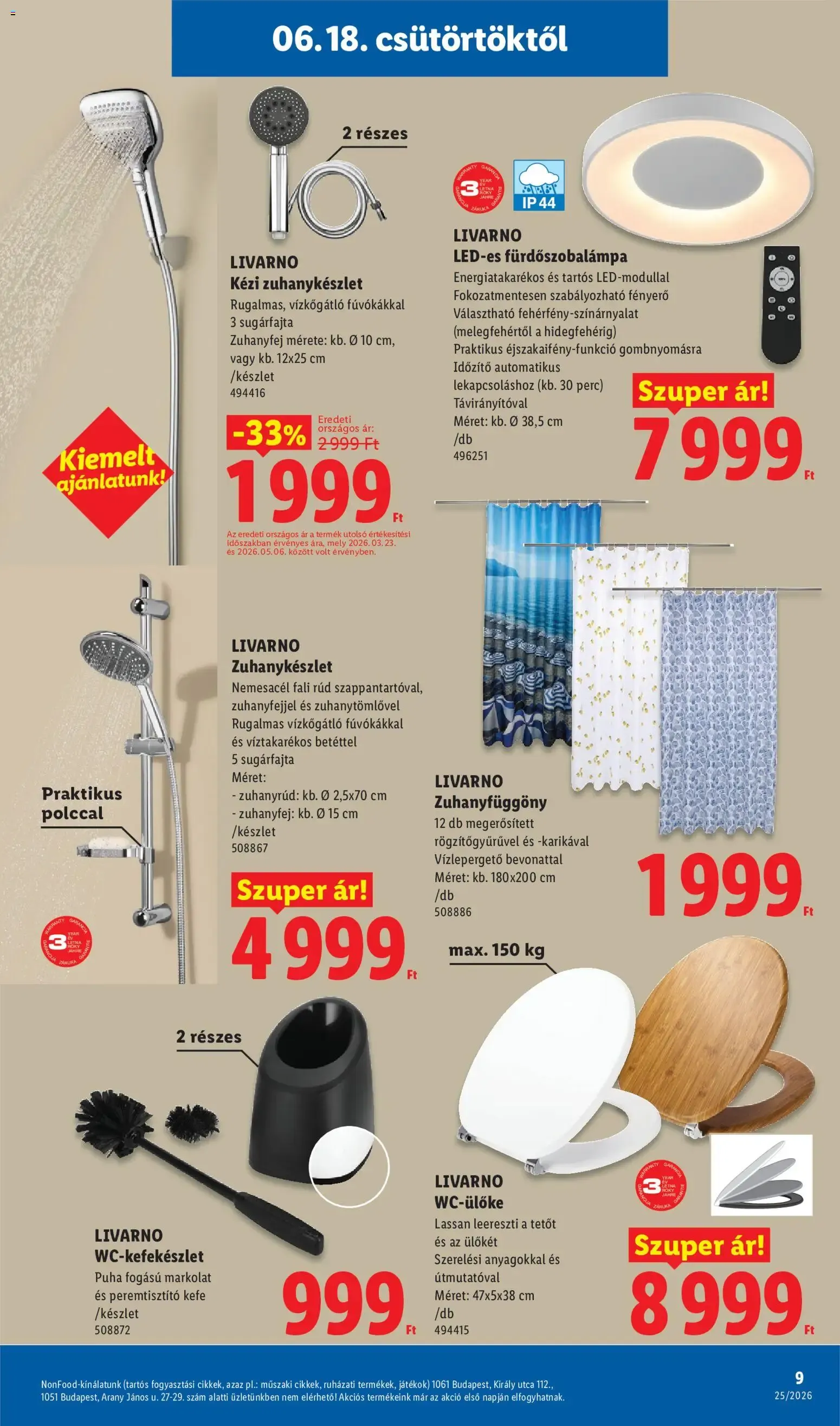 Katalógus Lidl Nonfood kínálatunk - 2026.06.18. -tól/töl > akció, lapozható szórólap 🛍️ június 18.-tól június 24.-ig 2026. - Oldal 9