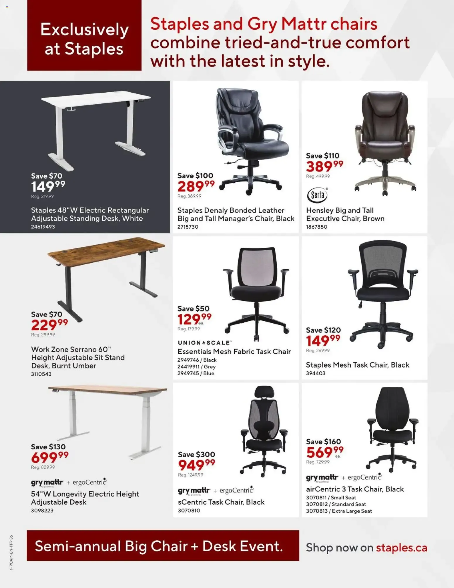 Staples flyer - Semi-annual big chair from Oct 16, 2026 > weekly specials & deals from October 16 to November 5 2026 - flyer page 4