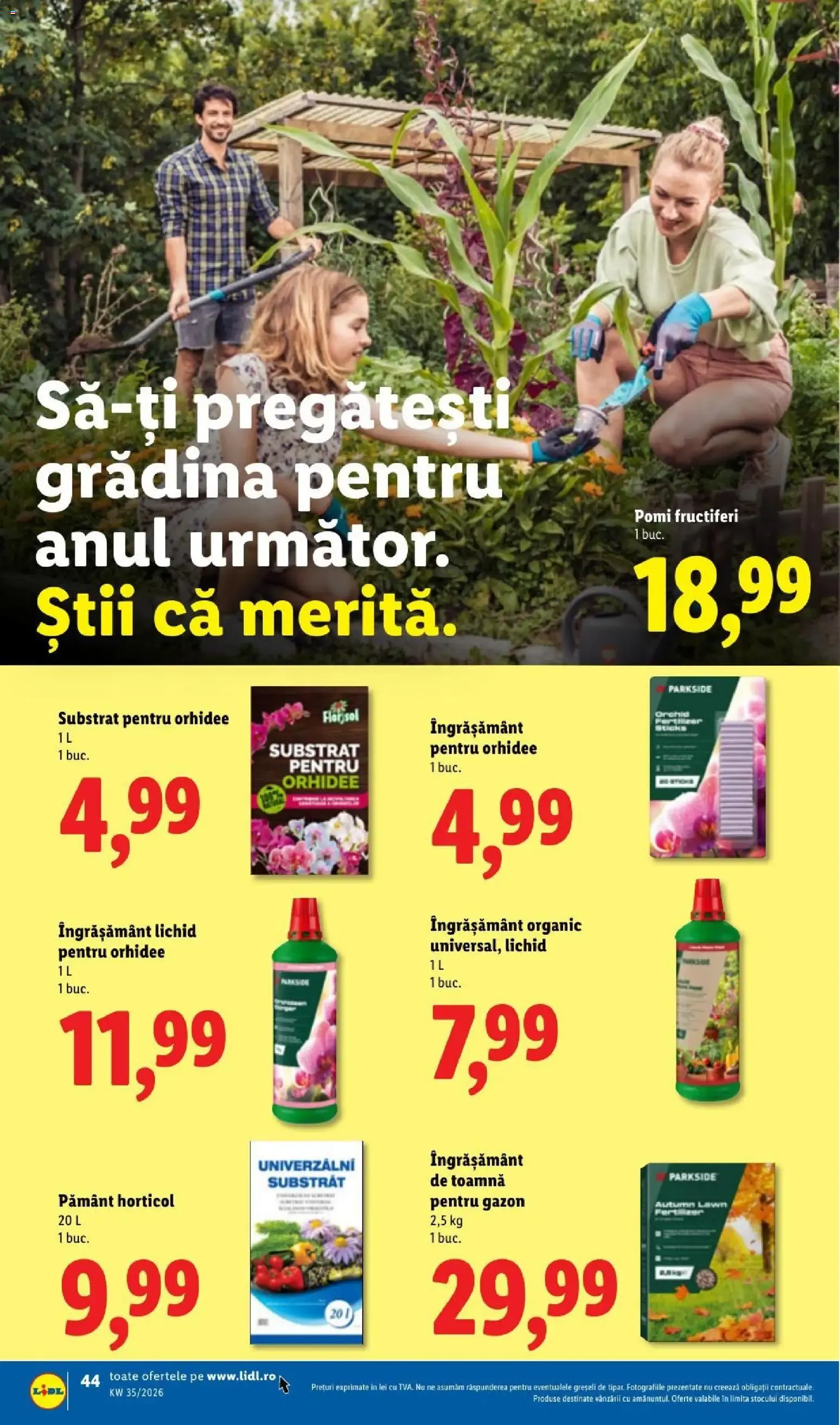 Catalog LIDL: Ieftin și înainte, și după ziua de salariu (Ofertas del 24 al 30 de agosto de 2026) de la 24 august până la 30 august 2026 - Revista Pagina 44