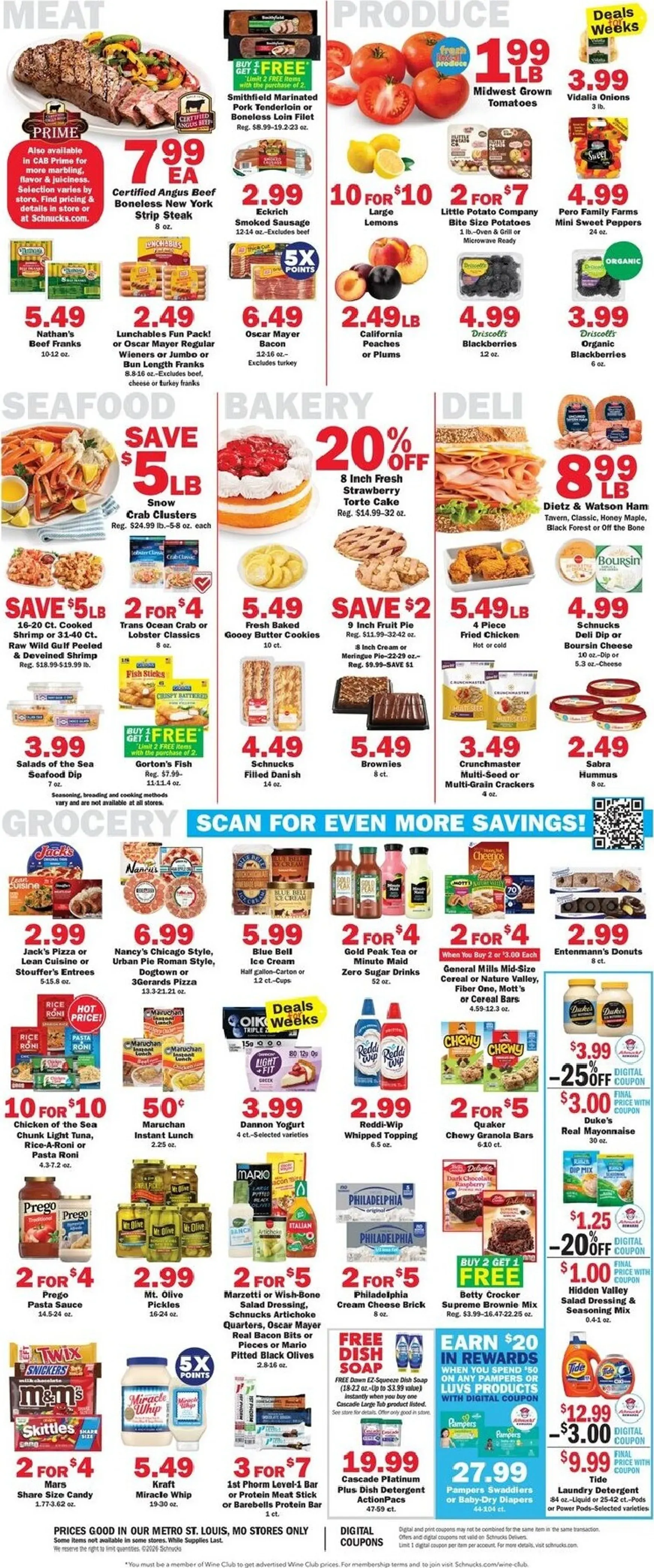 Weekly promotion Current Schnucks leaflet valid from Wednesday 09/02/2026 to Tuesday 09/08/2026 spanning from September 2 to September 8 2026 - Page 4 for Catalogue 365